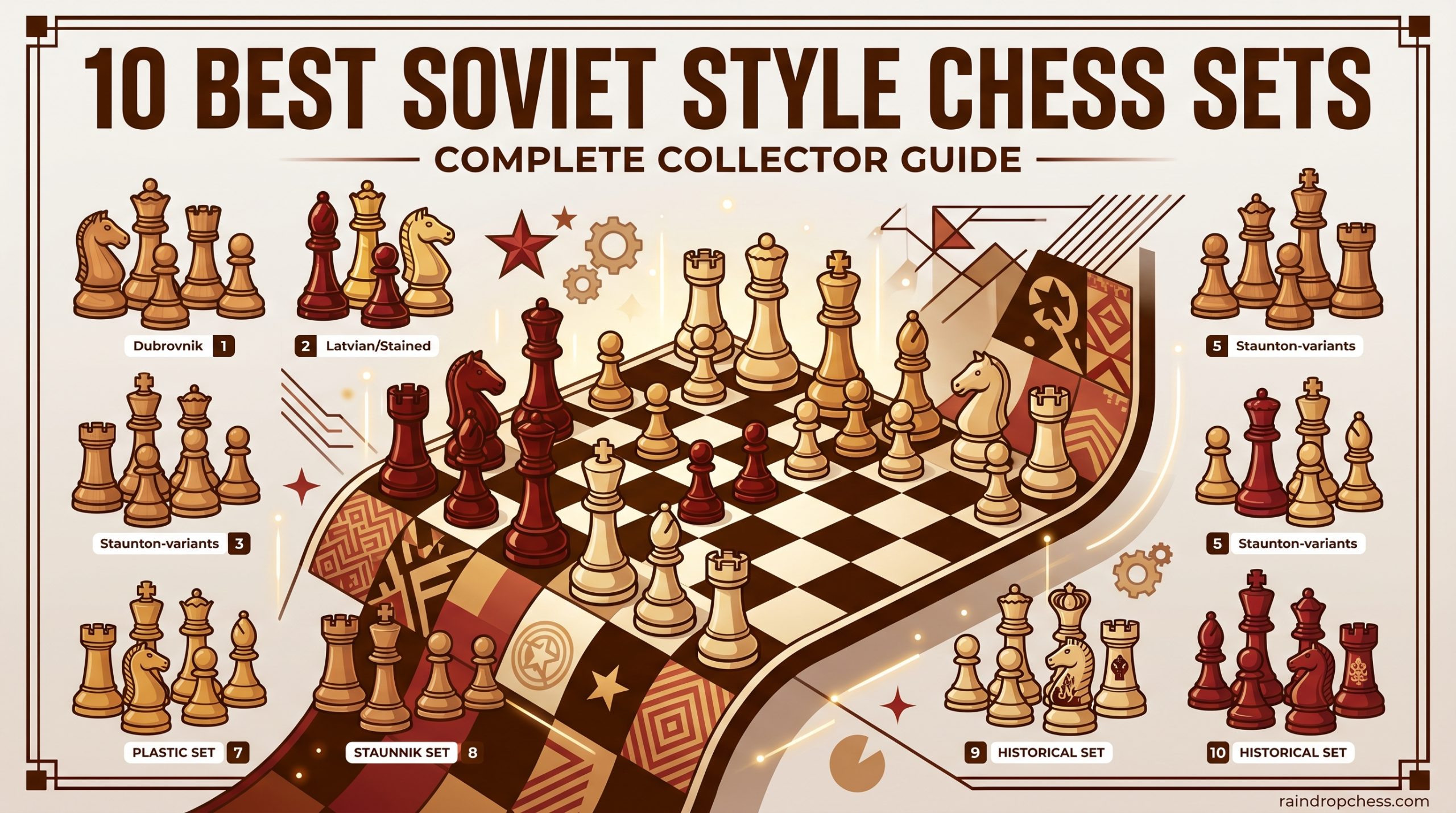 10 Best Soviet Style Chess Sets