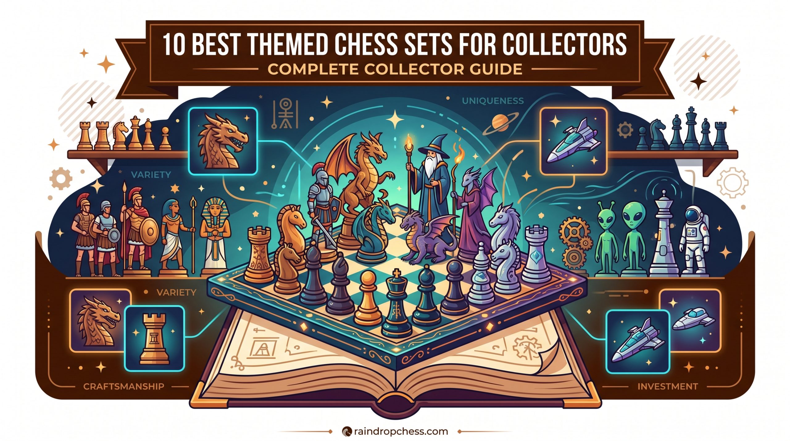 10 Best Themed Chess Sets for Collectors