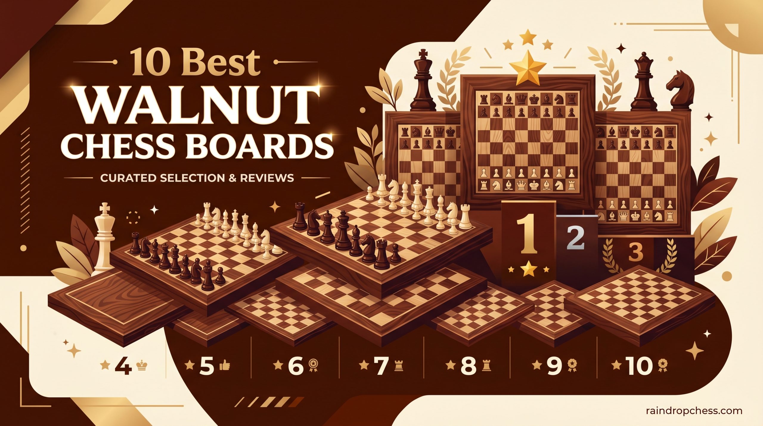 10 Best Walnut Chess Boards