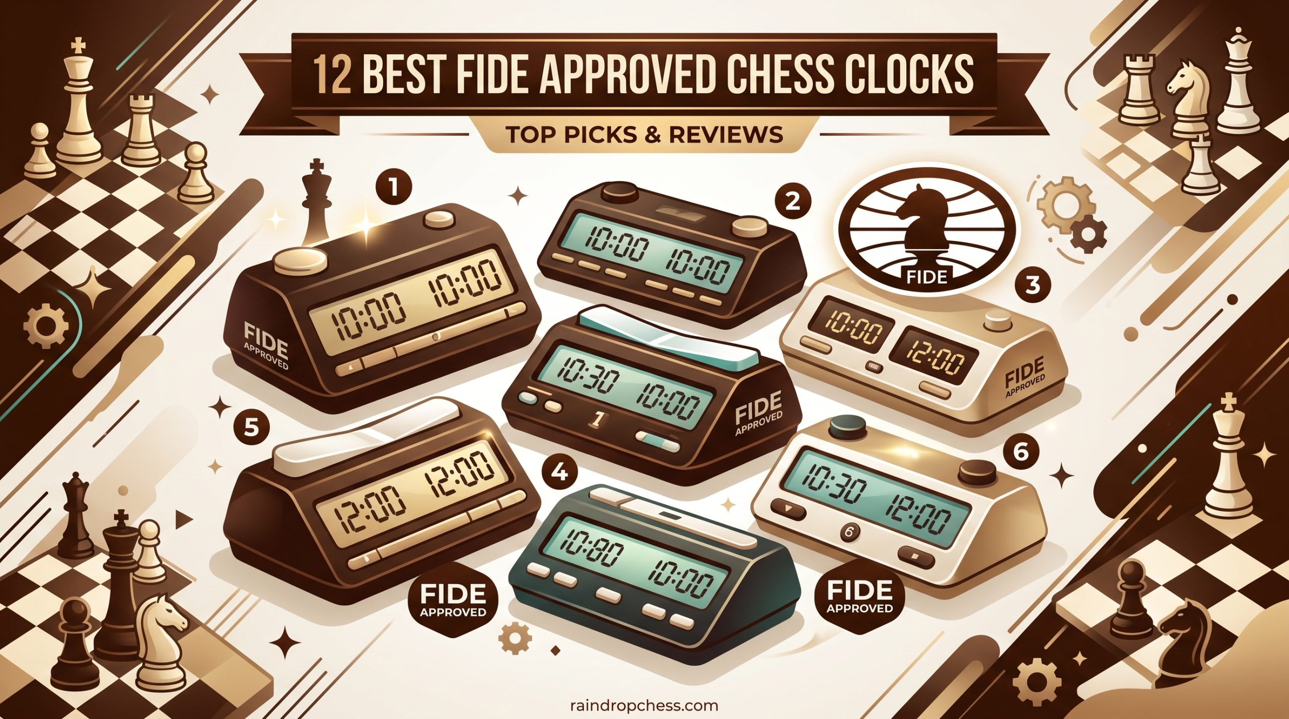 12 Best FIDE Approved Chess Clocks