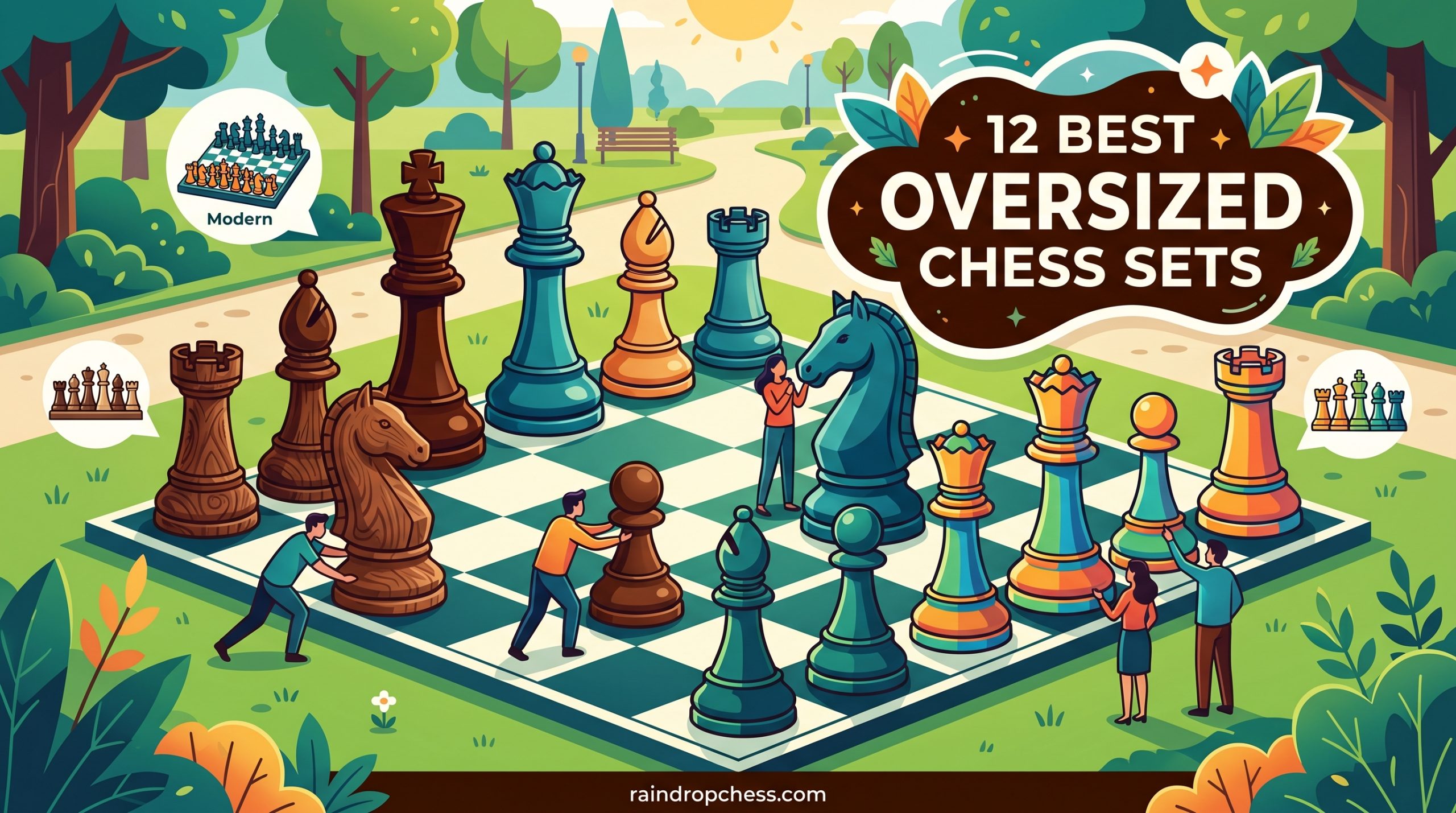 12 Best Oversized Chess Sets