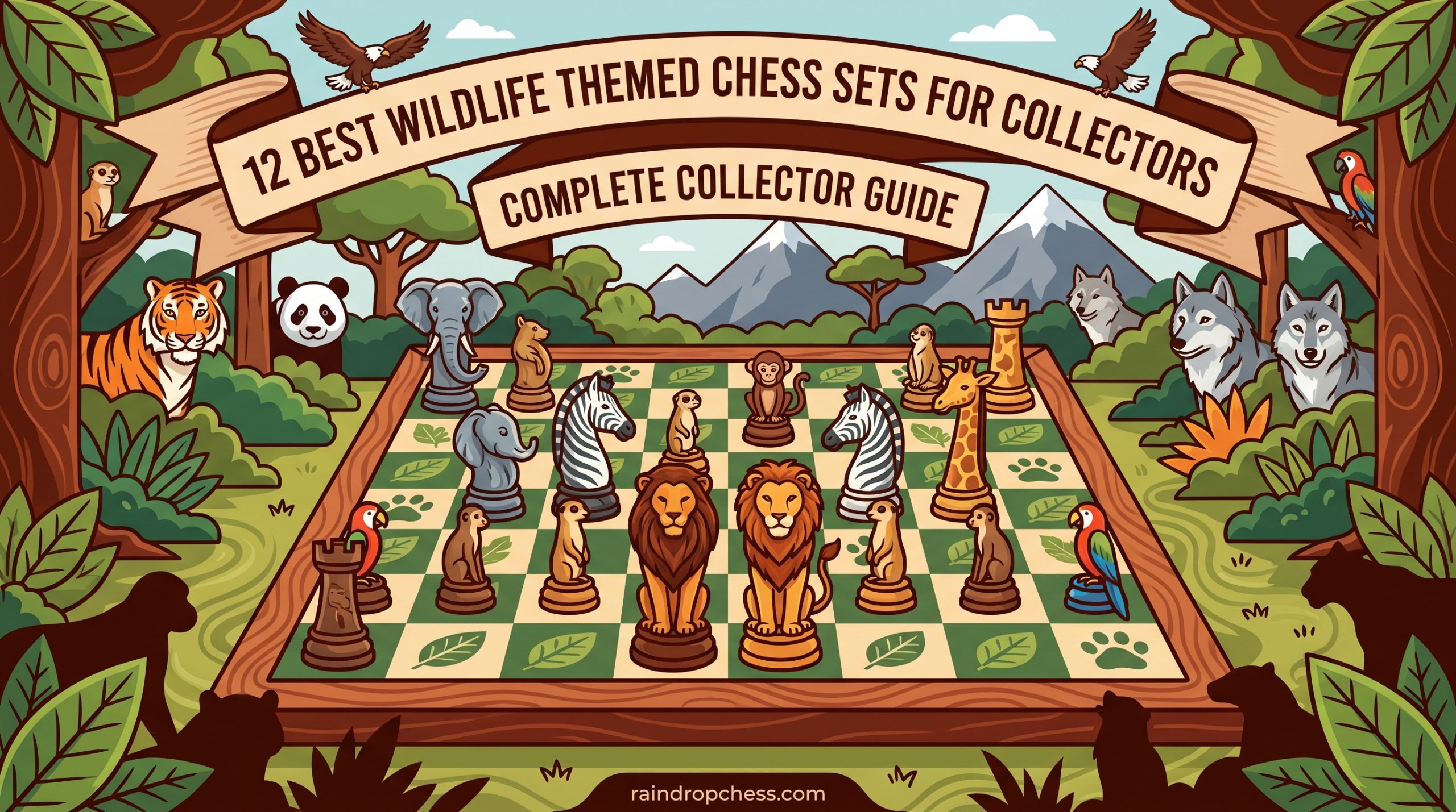 12 Best Wildlife Themed Chess Sets