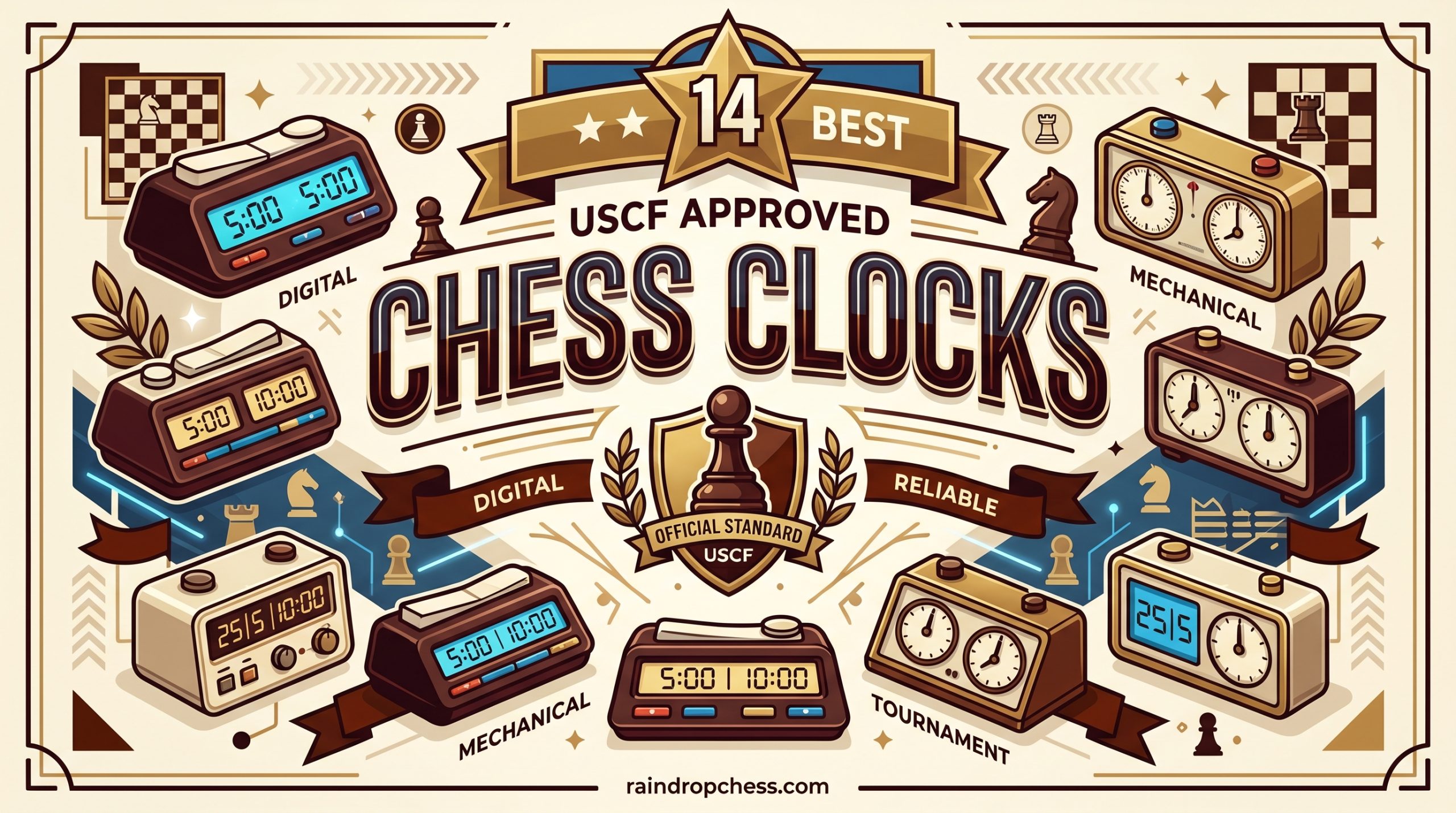 14 Best USCF Approved Chess Clocks