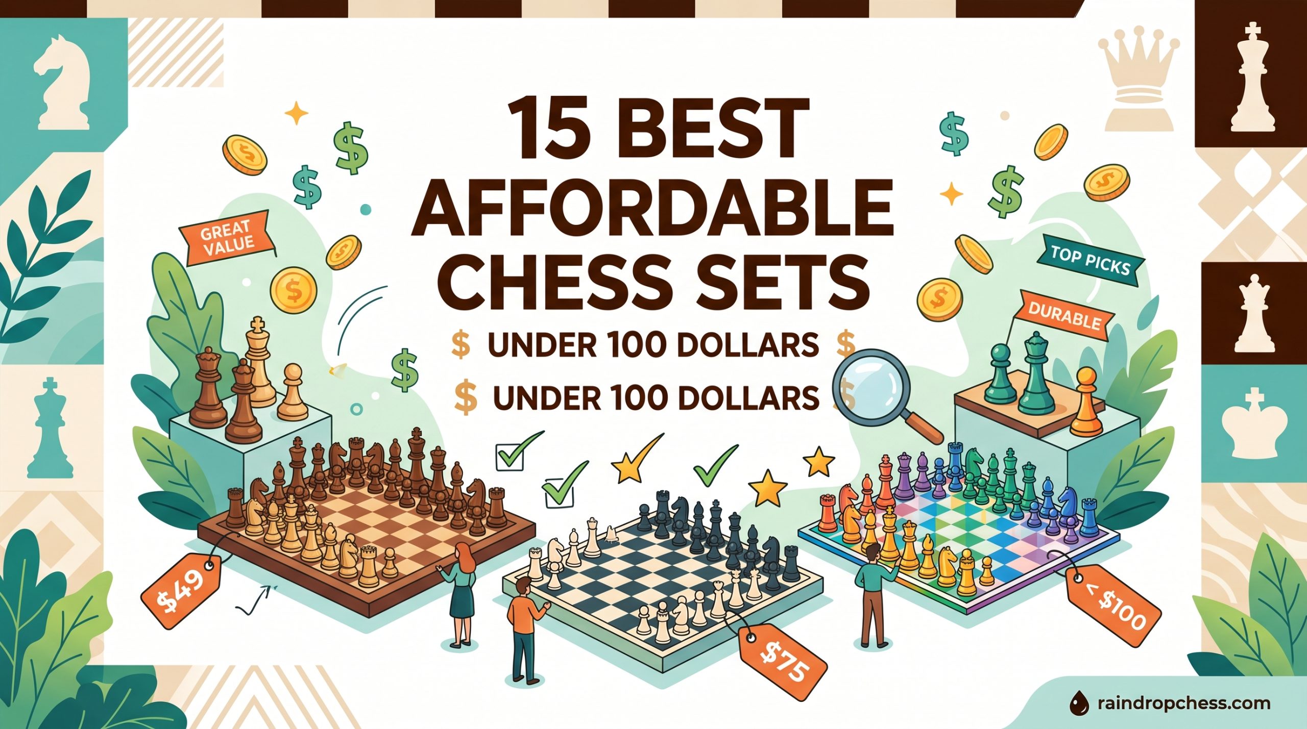 15 Best Affordable Chess Sets Under 100 Dollars