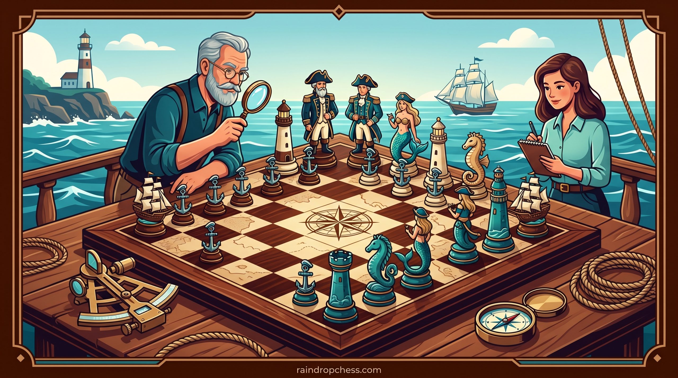 15 Best Nautical Themed Chess Sets