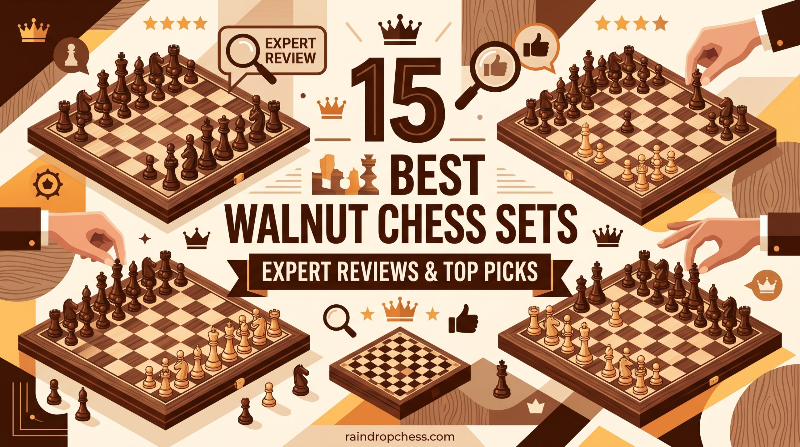15 Best Walnut Chess Sets Expert Reviews