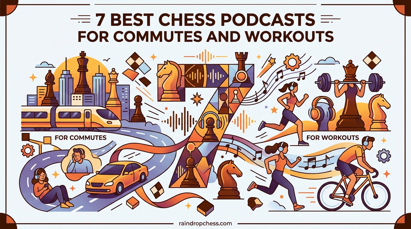 7 Best Chess Podcasts for Commutes and Workouts