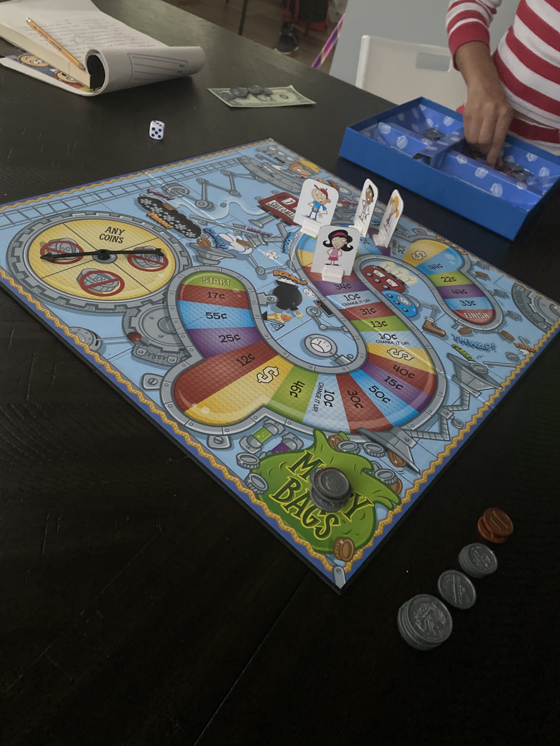 Learning Resources Money Bags Coin Value Game - Classroom Math Games, Financial Literacy for Kids, Counting Games customer photo 2