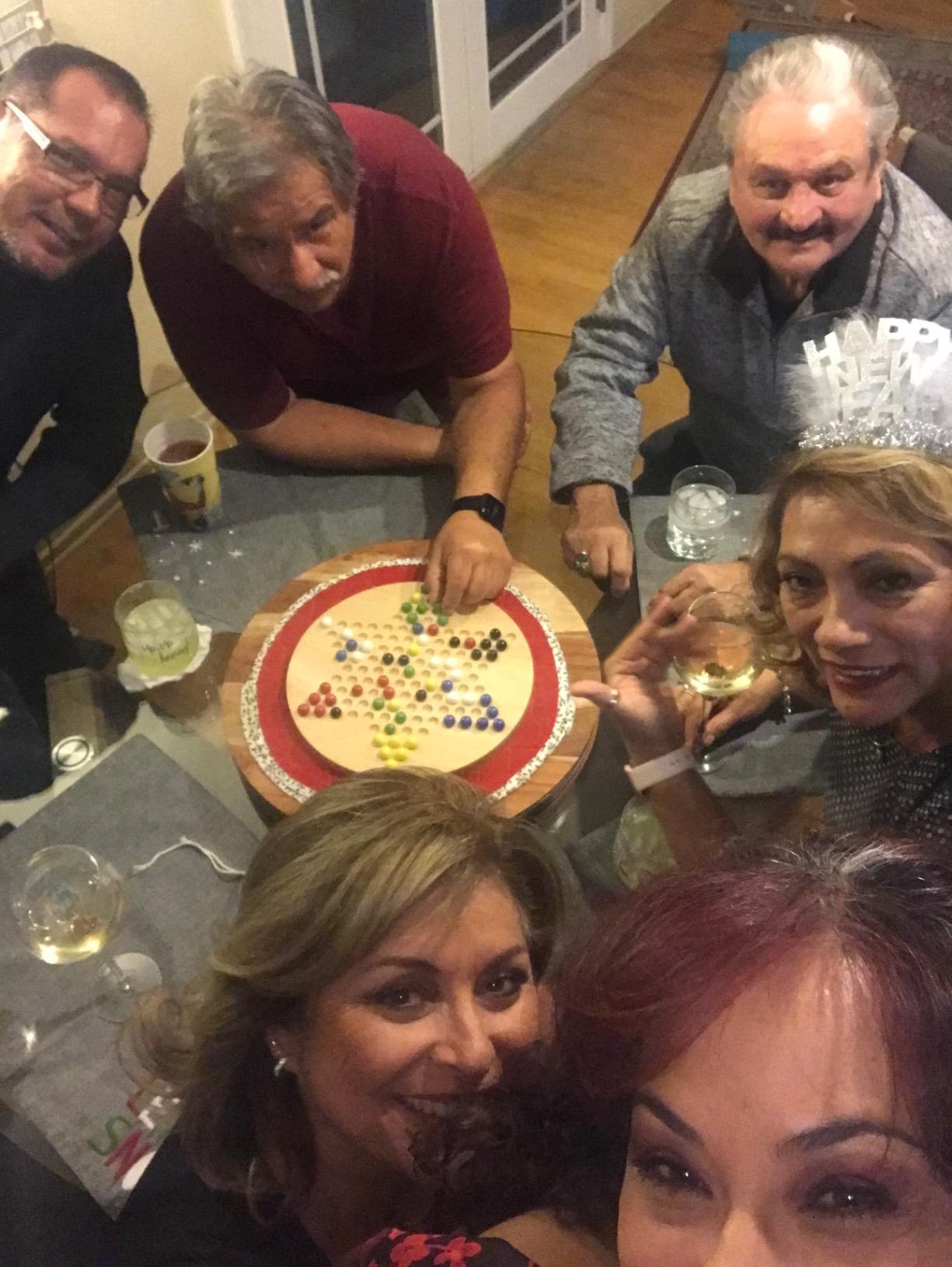 WE Games Solid Wood Chinese Checkers Set with Glass Marbles - 11.5 inches customer photo 2