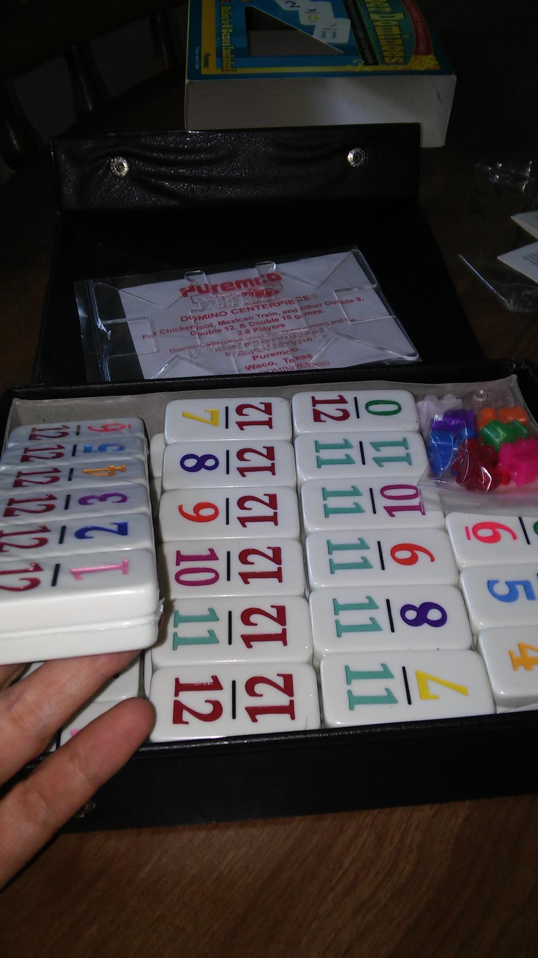 Double 12 Numbered Dominoes customer photo 2
