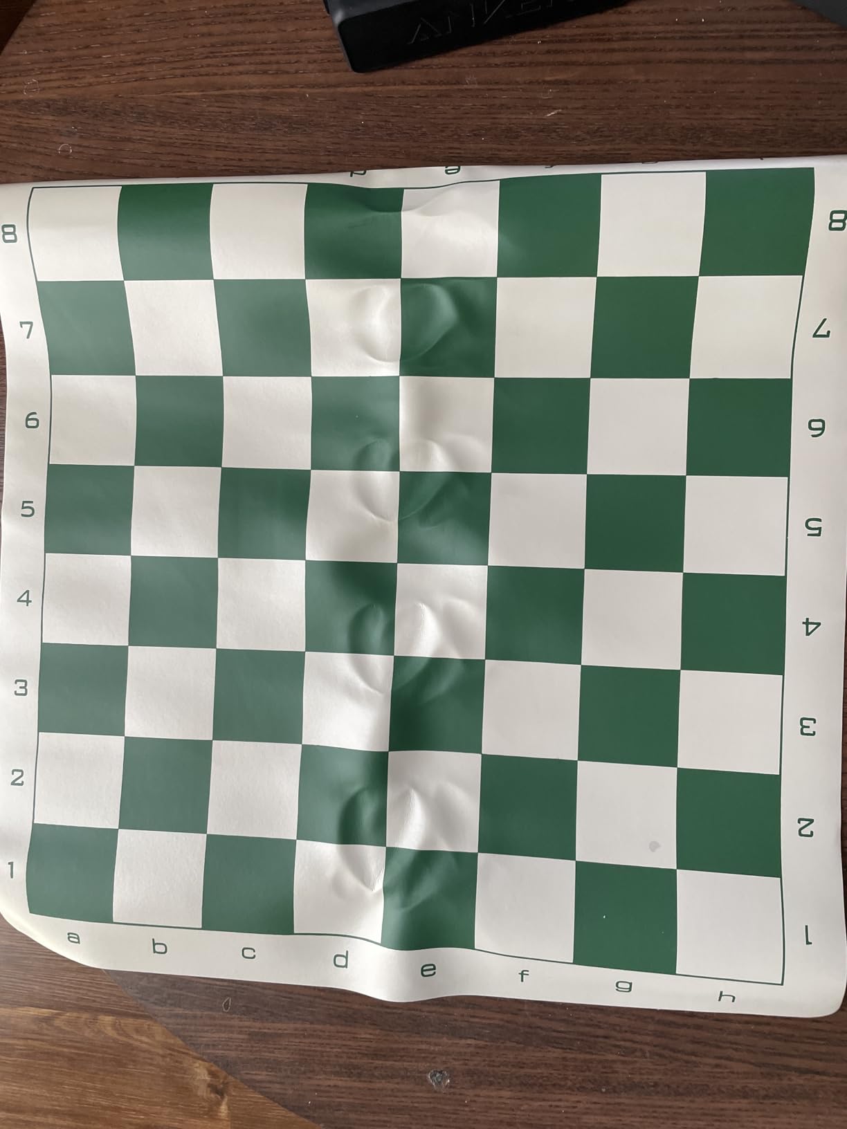 WE Games Tournament Roll Up Chess Board - Vinyl with Green Squares customer photo 2