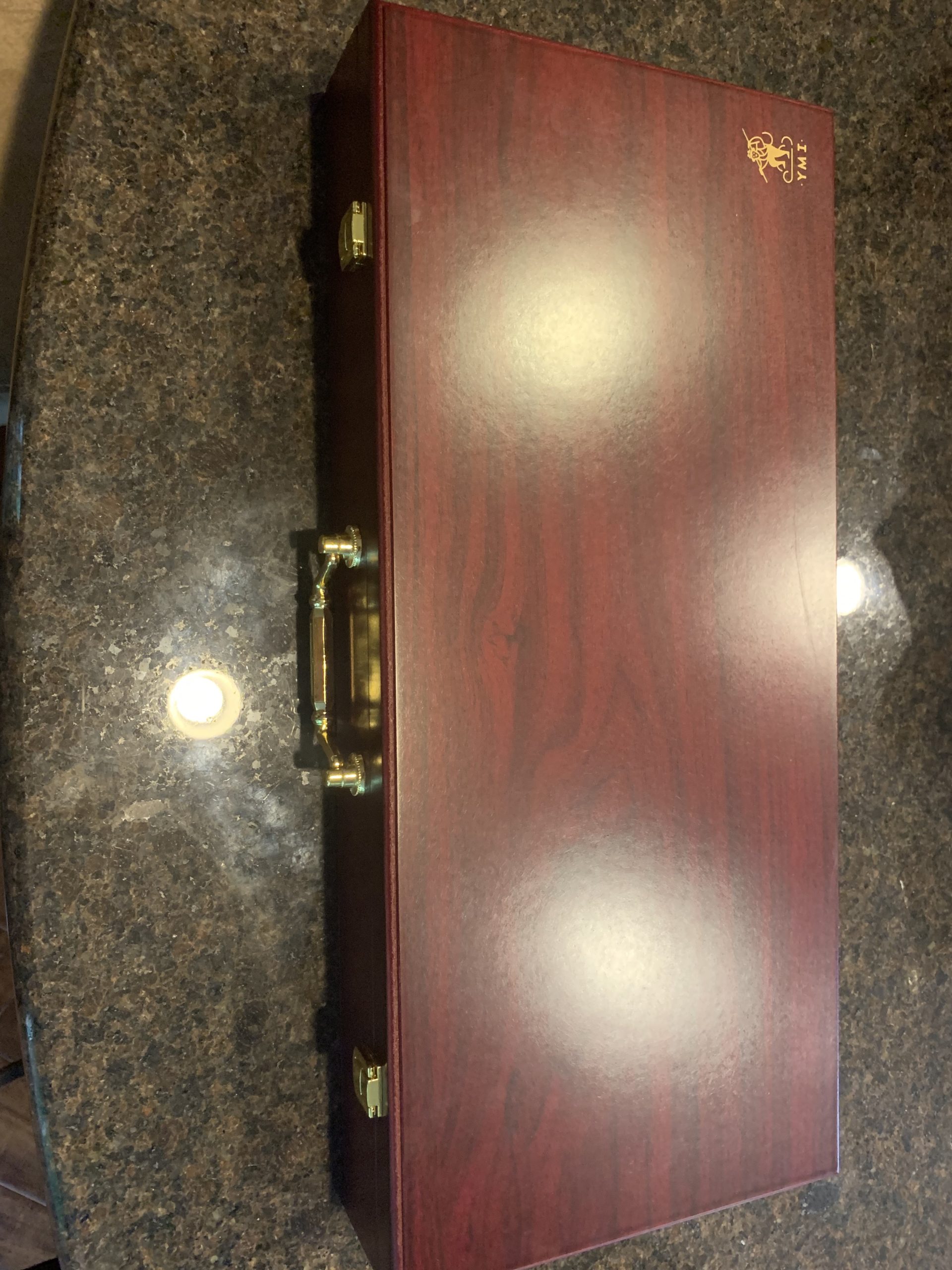Yellow Mountain Imports American Mahjong Set - The Classic with 166 Tiles, Vintage Rosewood Veneer Case & Mahjong Accessories customer photo 2