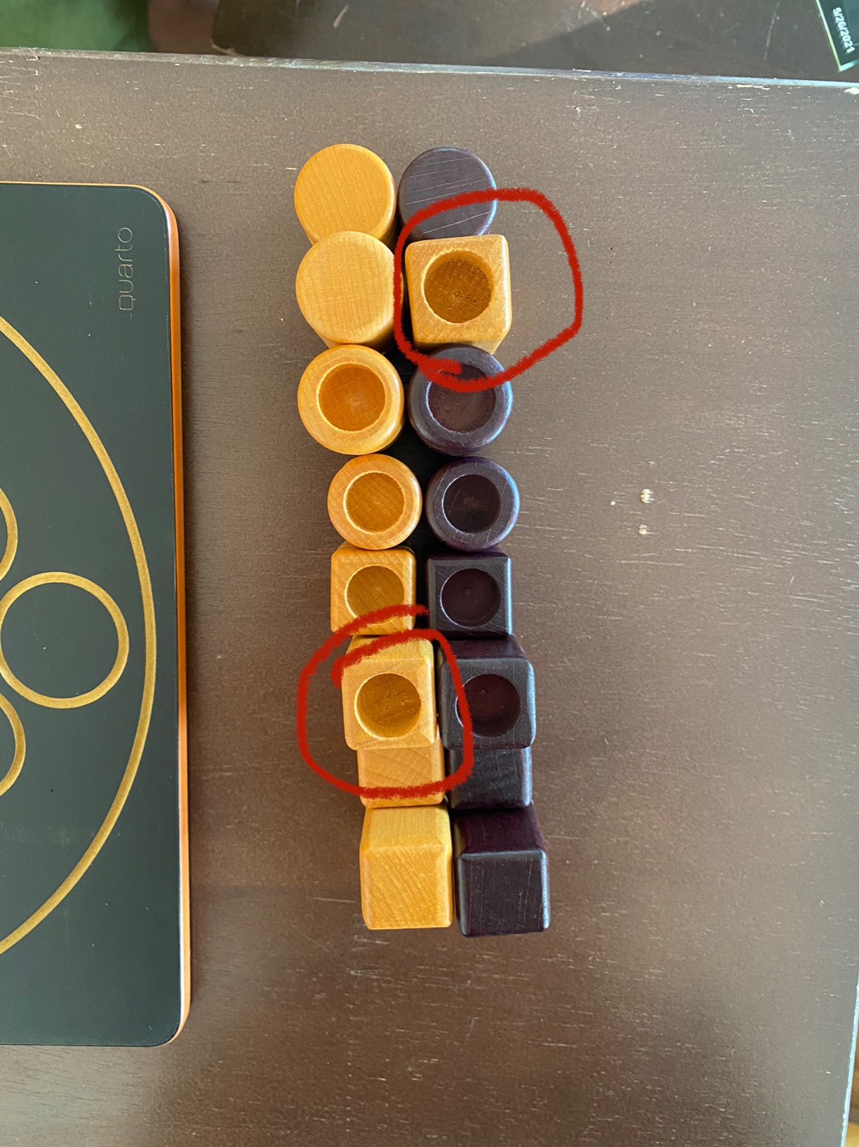 Quarto | Mensa Select Winner | Wooden Abstract Strategy Board Game for Kids and Adults Family Game Night Favorite | Learn to Play in Less Than 1 Minute | Ages 8+ | 2 Players | 15 Min customer photo 2