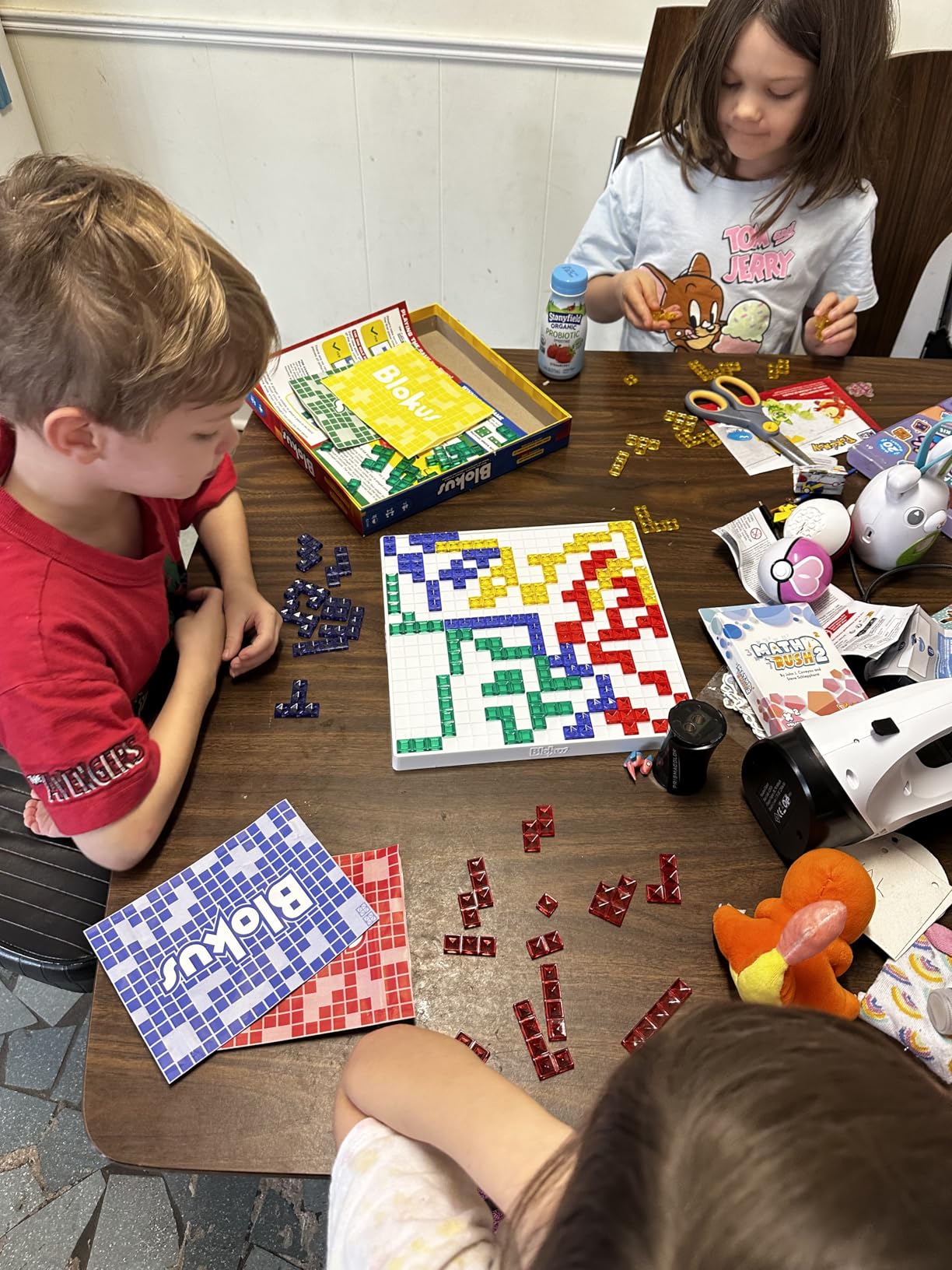 Mattel Games Blokus XL Board Games for Family Night, Brain Games for 2 to 4 Players, Oversized Board and Pieces (Amazon Exclusive) customer photo 1