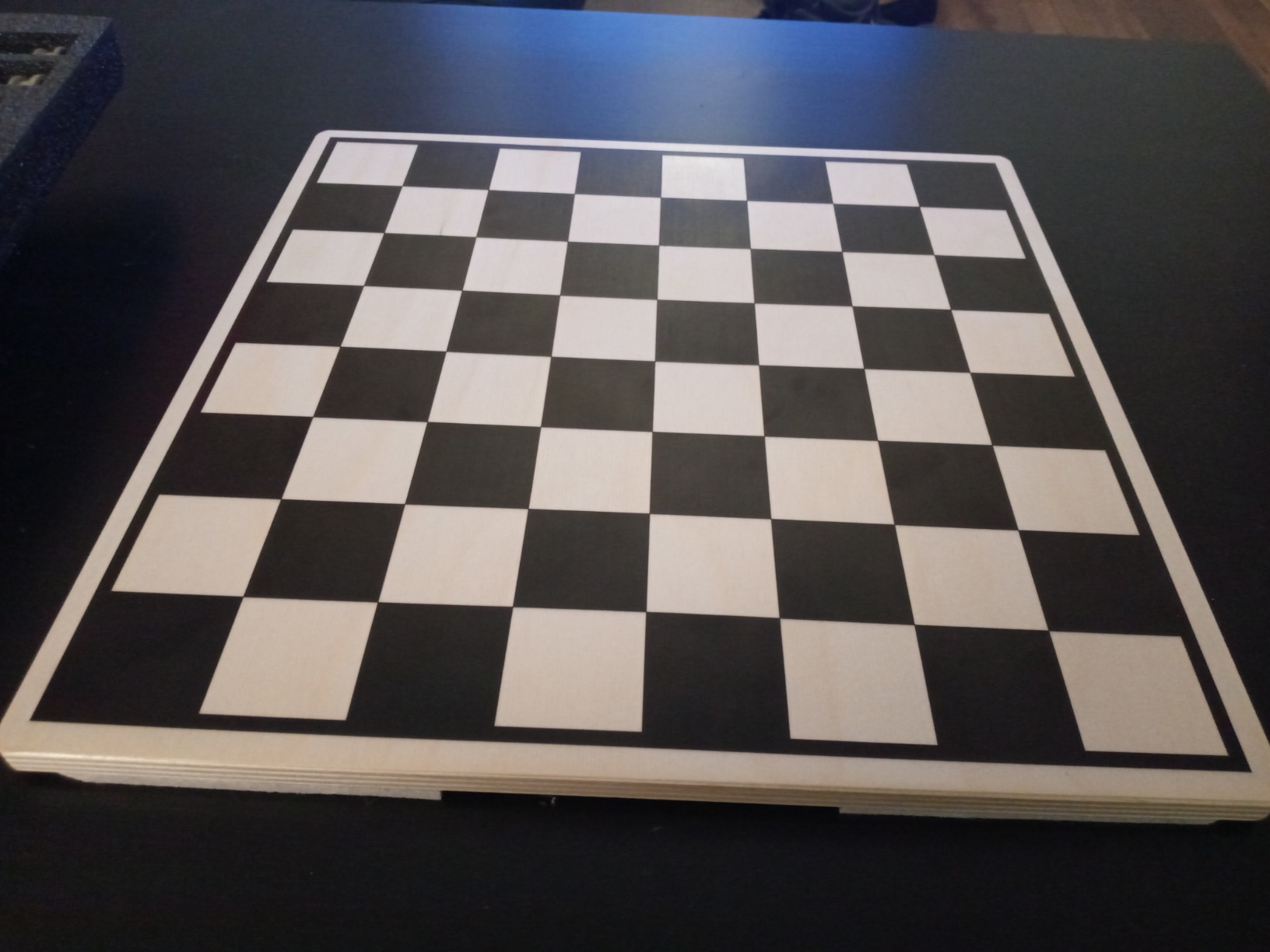 Basic Wooden Checker/Chess Board - Made in USA customer photo 2