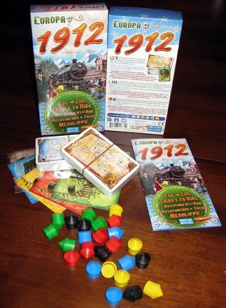 Asmodee Ticket to Ride Europa 1912 Board Game EXPANSION - Expand Your Railway Empire Across Europe! Fun Family Game for Kids & Adults, Ages 8+, 2-5 Players, 30-60 Minute Playtime customer photo 1