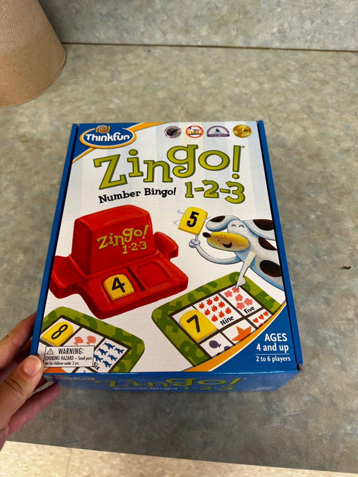 Think Fun Zingo 1-2-3 Number Bingo Game customer photo 1
