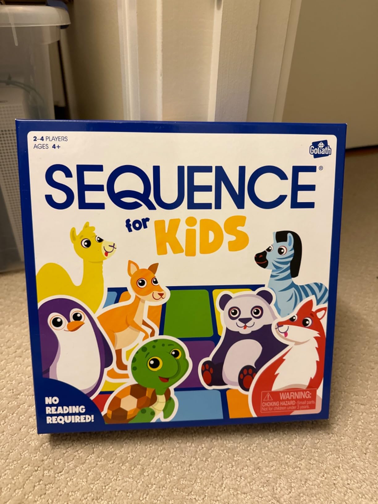 Jax SEQUENCE for Kids -- The 'No Reading Required' Strategy Game by Jax and Goliath, Multi Color, 11 inches (2-4 players) (Packaging May Vary) customer photo 2