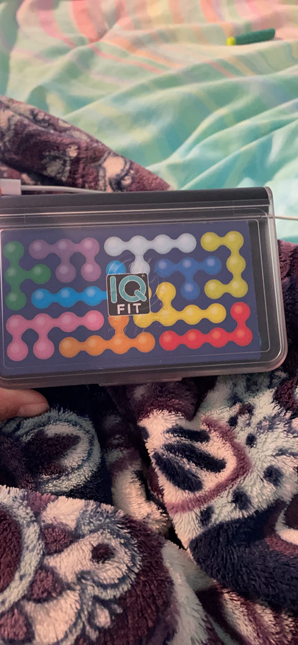 SmartGames IQ Fit - Compact Travel Puzzle Game with 120 3D Challenges, Brain-Teasing Logic Game for Kids & Adults, STEM Toy for Ages 6 to Adult, Portable Brain Teaser for On-The-Go Fun customer photo 2