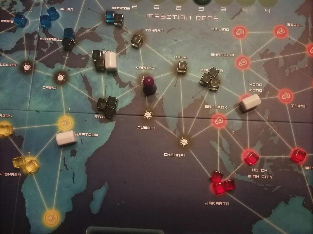 Pandemic Board Game - Cooperative Strategy for Adults & Families, Stop Global Disease Outbreaks, Adult Board Games, Teamwork & Strategy, Fun for Adults, 2-4 Players Ages 8+, 45-60 Minute Playtime customer photo 2