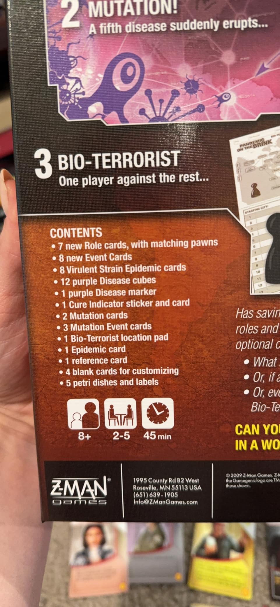 Pandemic On the Brink Board Game EXPANSION - Face New Challenges and Save Humanity, Cooperative Strategy Game, Ages 8+, 2-5 Players, Made by Z-Man Games customer photo 2