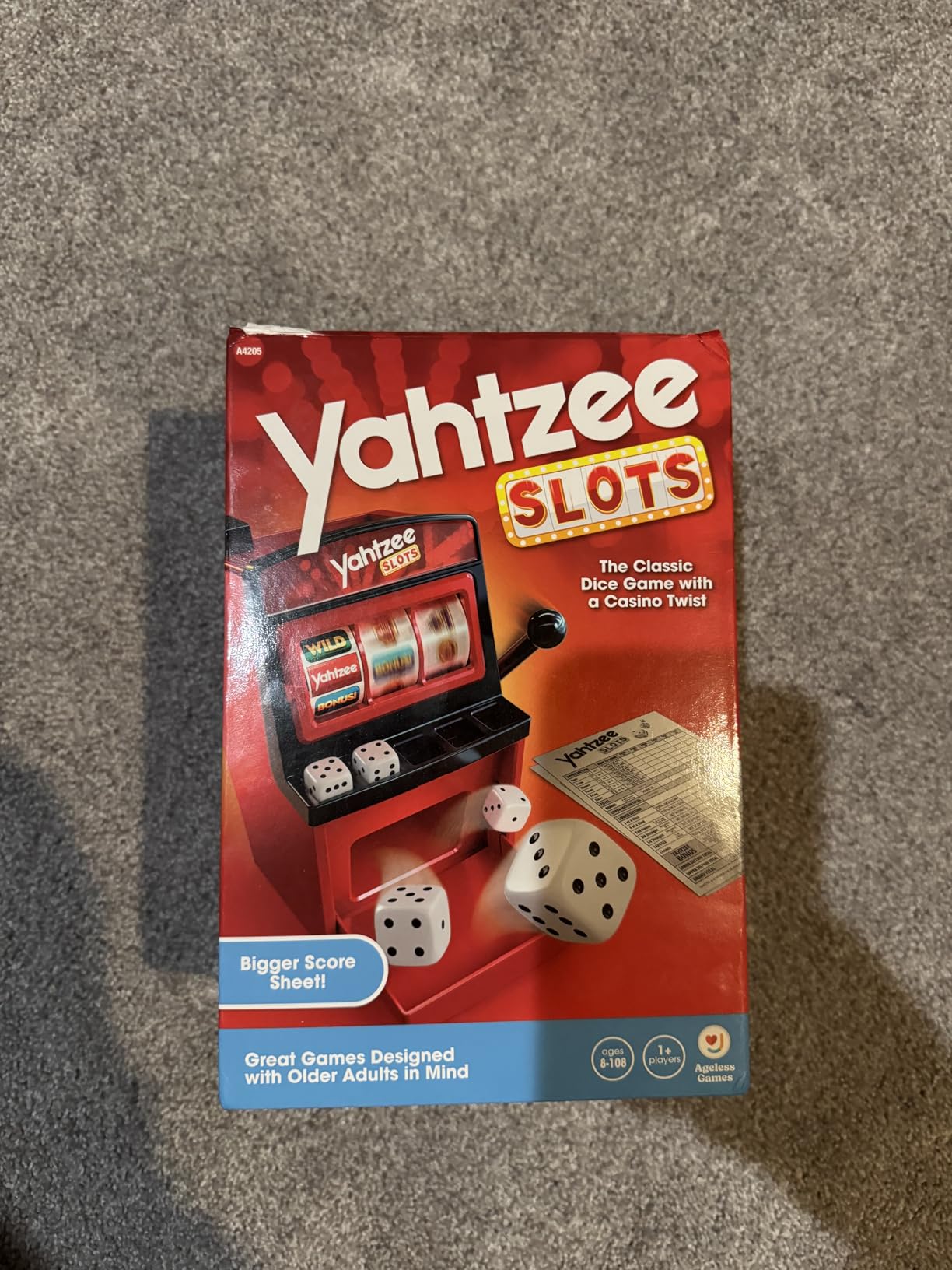 JOY FOR ALL Yahtzee Slots Game - Senior Friendly Dice & Slot Machine Combo - Easy to Read Score Sheet - Cognitive Activity for Older Adults & Families customer photo 1