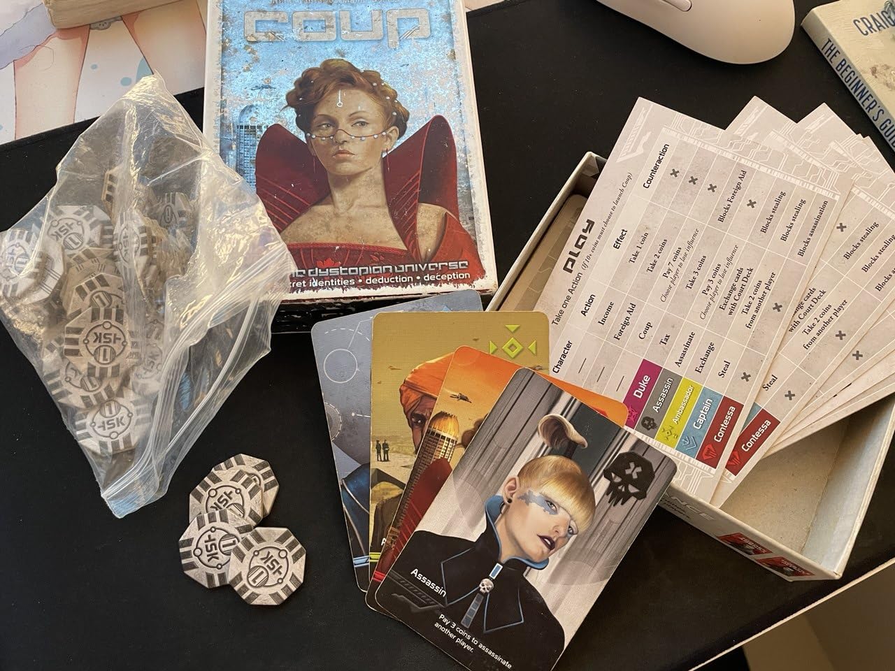 Coup Card Game by Indie Boards & Cards | Fast Bluffing and Social Deduction Strategy | Hidden Roles, Deception, and Player Interaction | Quick 15-Minute Game for 2-6 Players customer photo 2