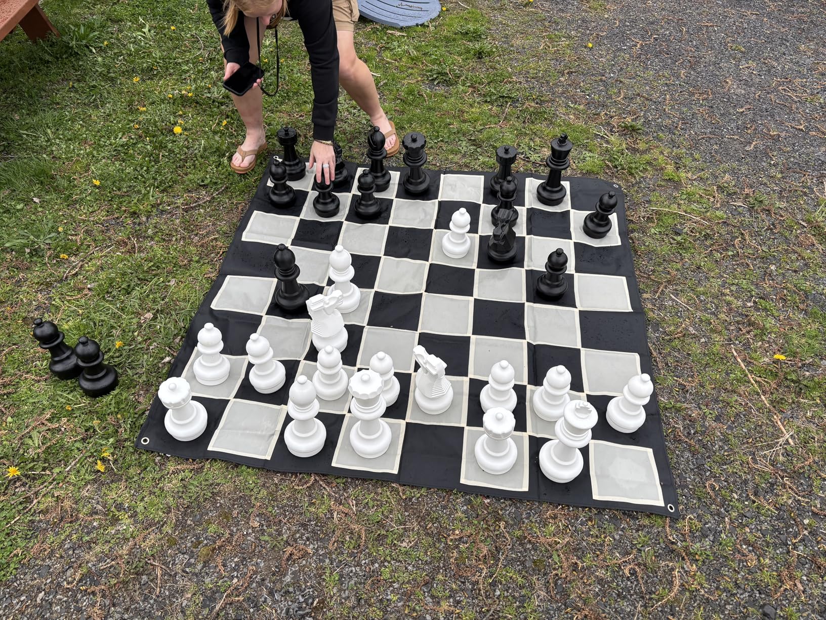 MegaChess Giant Chess Set Game with 12