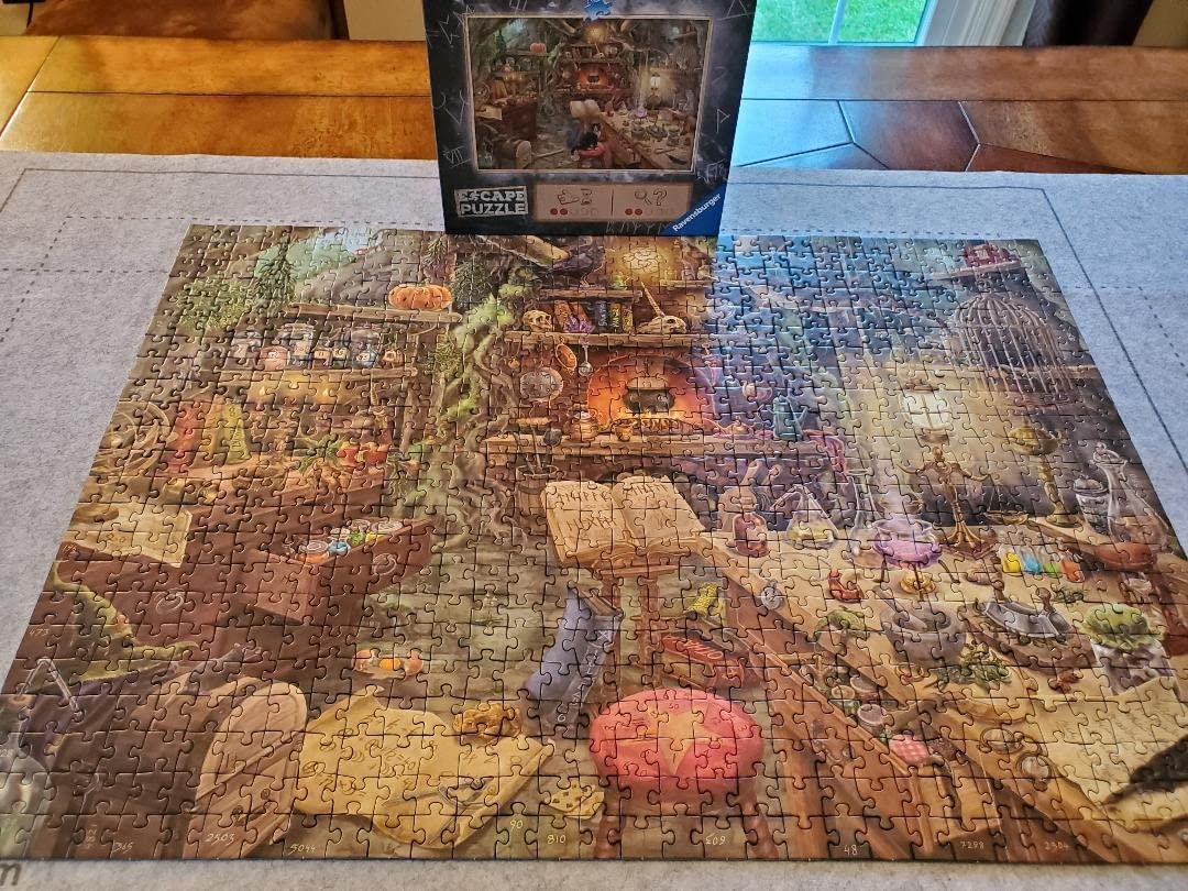 Ravensburger 759-Piece Escape Puzzle - The Witches' Kitchen | Engaging Jigsaw for Kids & Adults | Exciting Escape Room Experience | Ideal for Family Game Nights customer photo 1