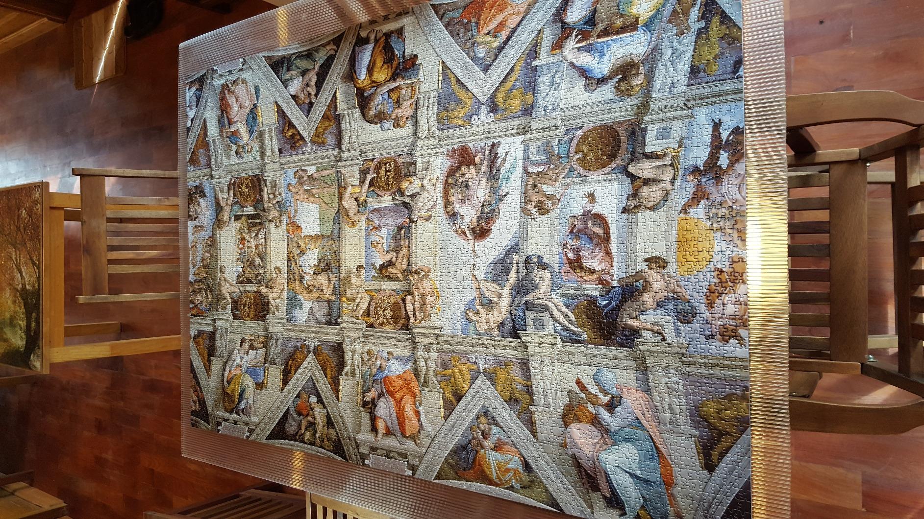 Ravensburger - Sistine Chapel - 5000 Piece Jigsaw Puzzle - Stunning Imagery - Beautiful and Intricate - Unique Ceiling 360 Degree View - Premium Quality - Puzzles for Adults customer photo 1