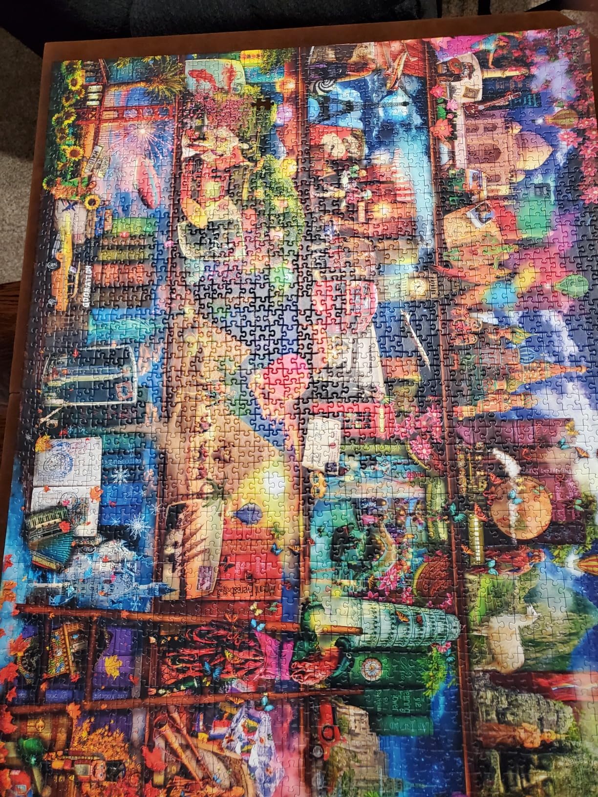 Ravensburger - World of Books - 2000 Piece Jigsaw Puzzle - Exciting Vision of The World's Exciting Destinations - Beautiful Imagery - Frameable - Premium Quality - Ideal Gift - Puzzles for Adults customer photo 2