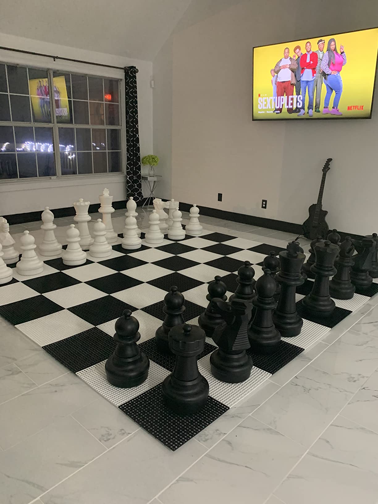 MegaChess Giant Chess Game Board - Plastic - Giant Size - Compatible with 25 Inch 37 Inch and 49 Inch Giant Chess Sets customer photo 1
