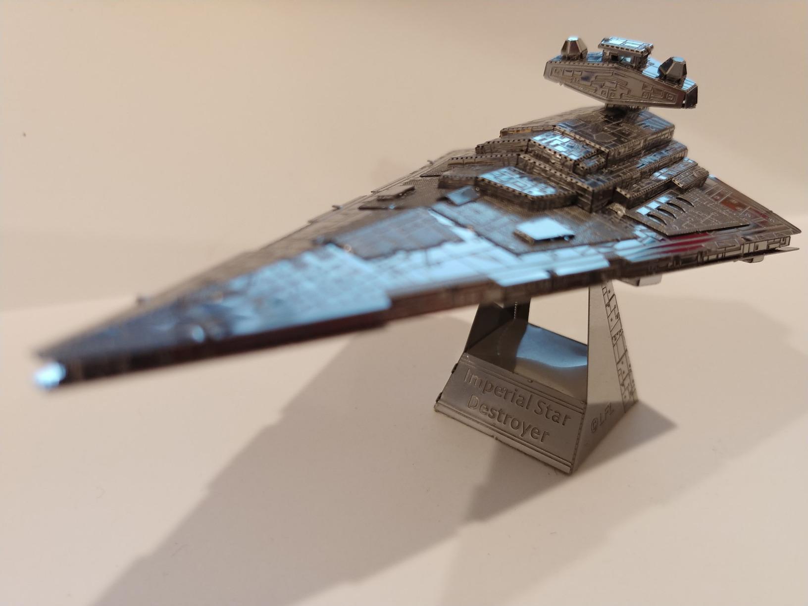 Metal Earth Star Wars Imperial Star Destroyer 3D Metal Model Kit Fascinations customer photo 1