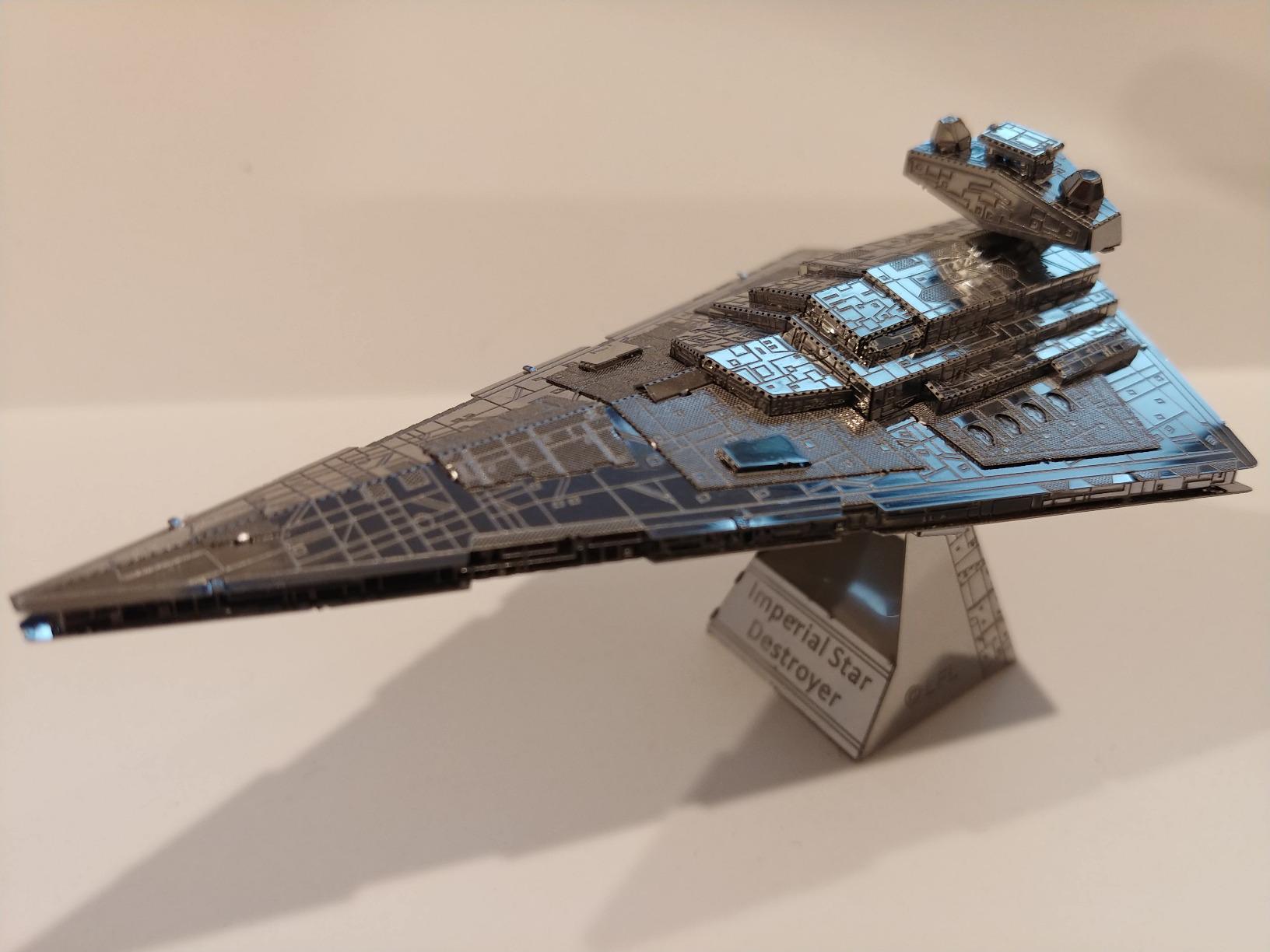 Metal Earth Star Wars Imperial Star Destroyer 3D Metal Model Kit Fascinations customer photo 2