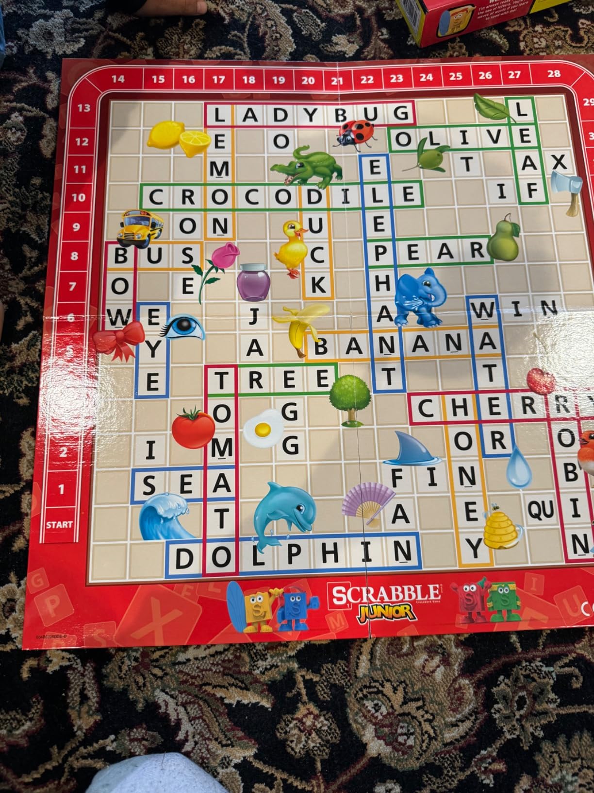 Hasbro Gaming Scrabble Junior Board Game | 2-4 Players | Family Educational Word Games for Kids | Back to School Gifts for Classroom | Ages 5+ customer photo 1