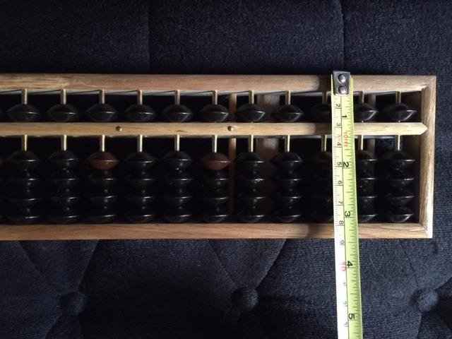 Yellow Mountain Imports Digit Standard Abacus 10.5 Inches - Professional 17 Column Soroban Calculator (Functional and Educational Learning Tool) customer photo 1