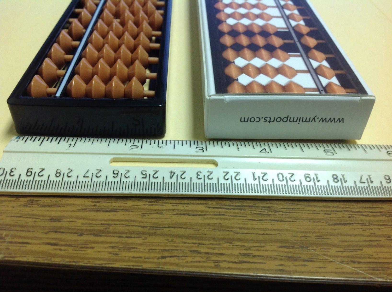 Yellow Mountain Imports Digit Standard Abacus 10.5 Inches - Professional 17 Column Soroban Calculator (Functional and Educational Learning Tool) customer photo 2