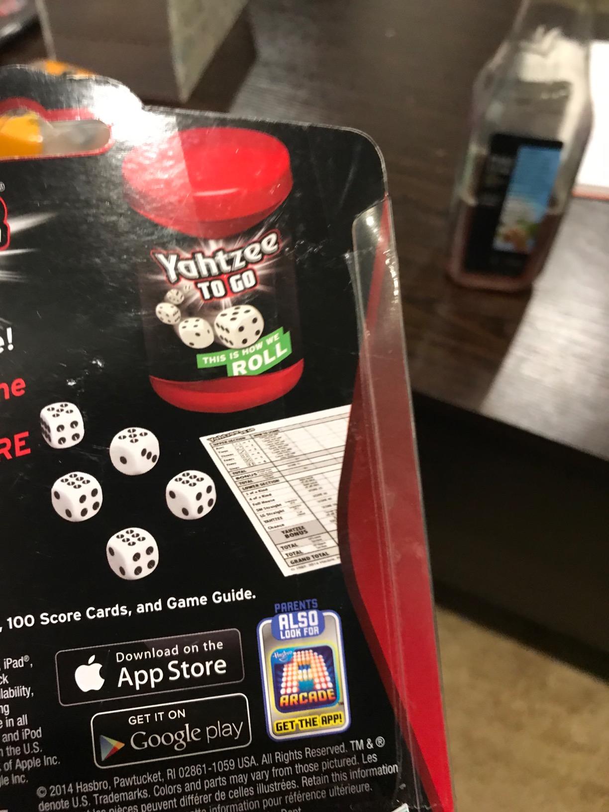 Yahtzee to Go Travel Game 2014 by Hasbro Gaming customer photo 1