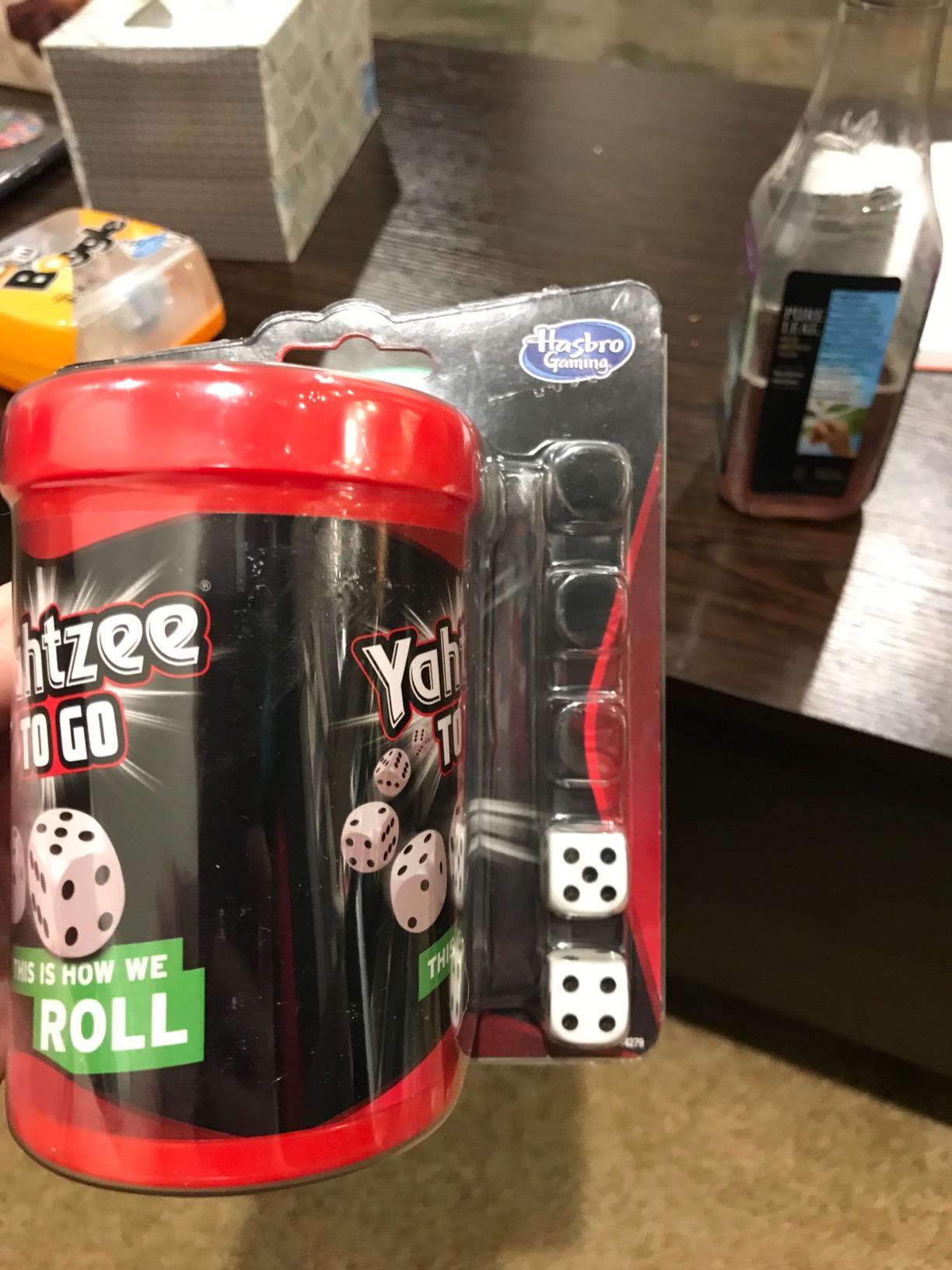Yahtzee to Go Travel Game 2014 by Hasbro Gaming customer photo 2