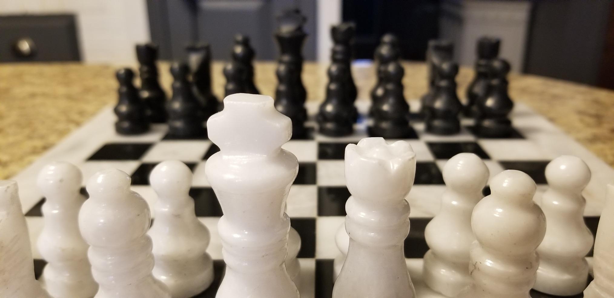 Radicaln Marble Chess Set 12'' Inches White and Black Handmade Luxury Board Games for Adults customer photo 2
