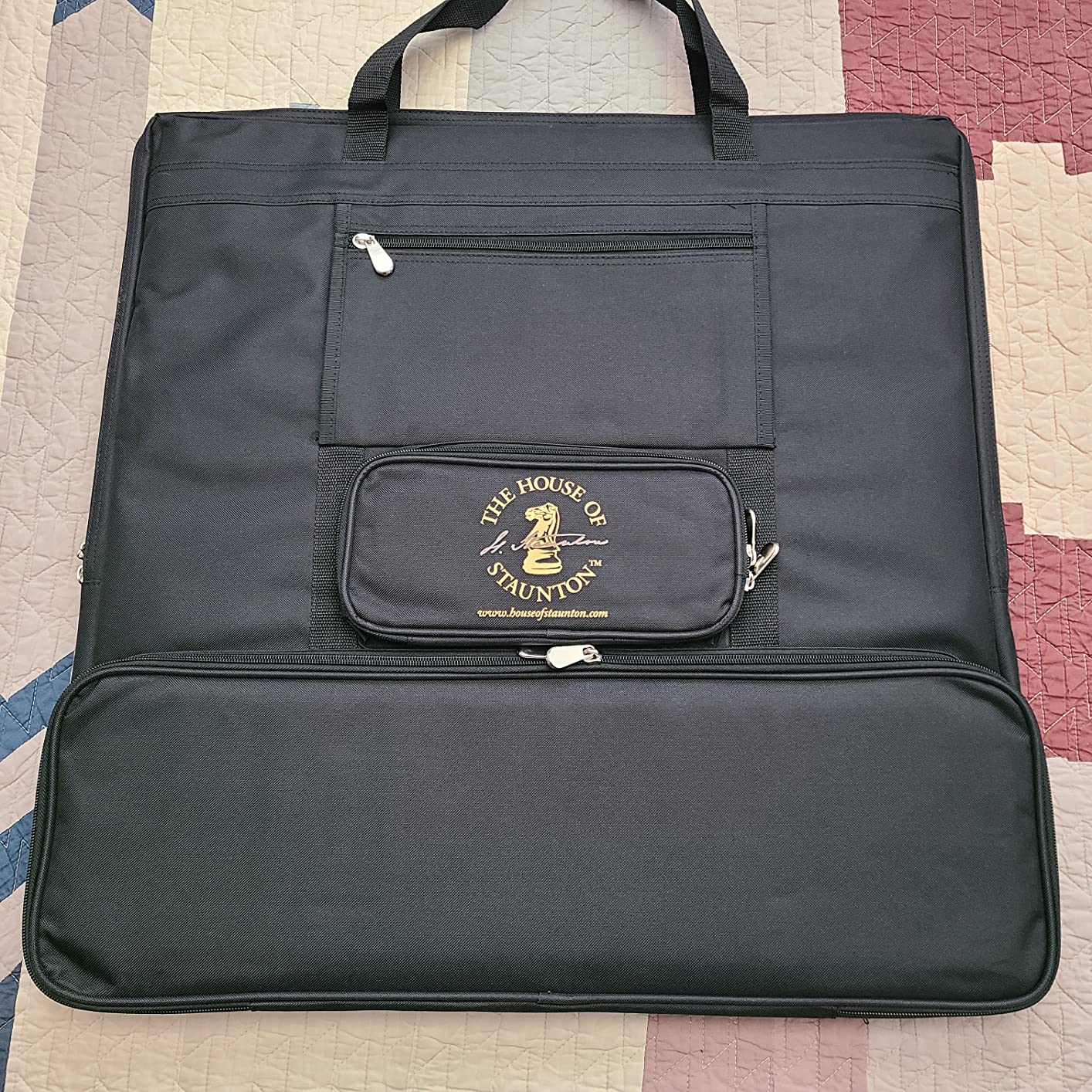 The House of Staunton Deluxe Chess Board Carrying Bag - Small 24