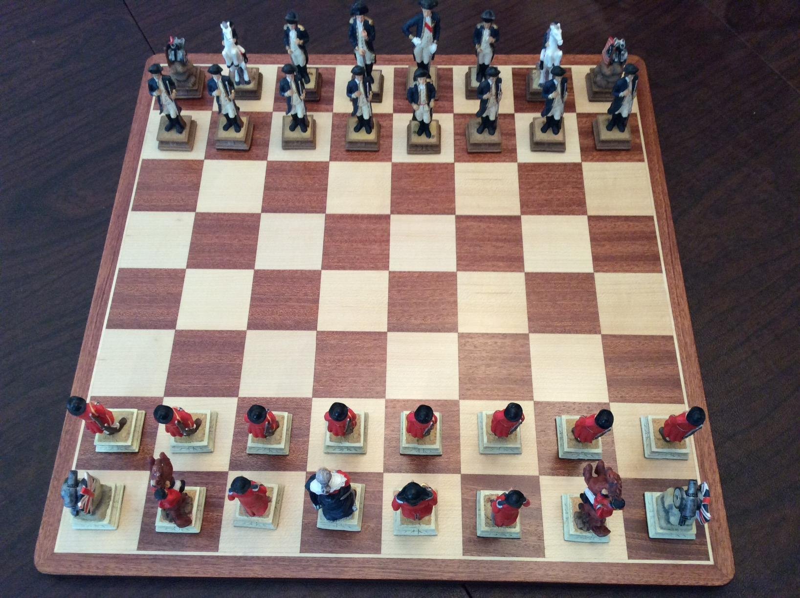 Pallas Rounded Corners Chess Board with Inlaid Mahogany Wood, Large 17 x 17 Inch, Board Only customer photo 2