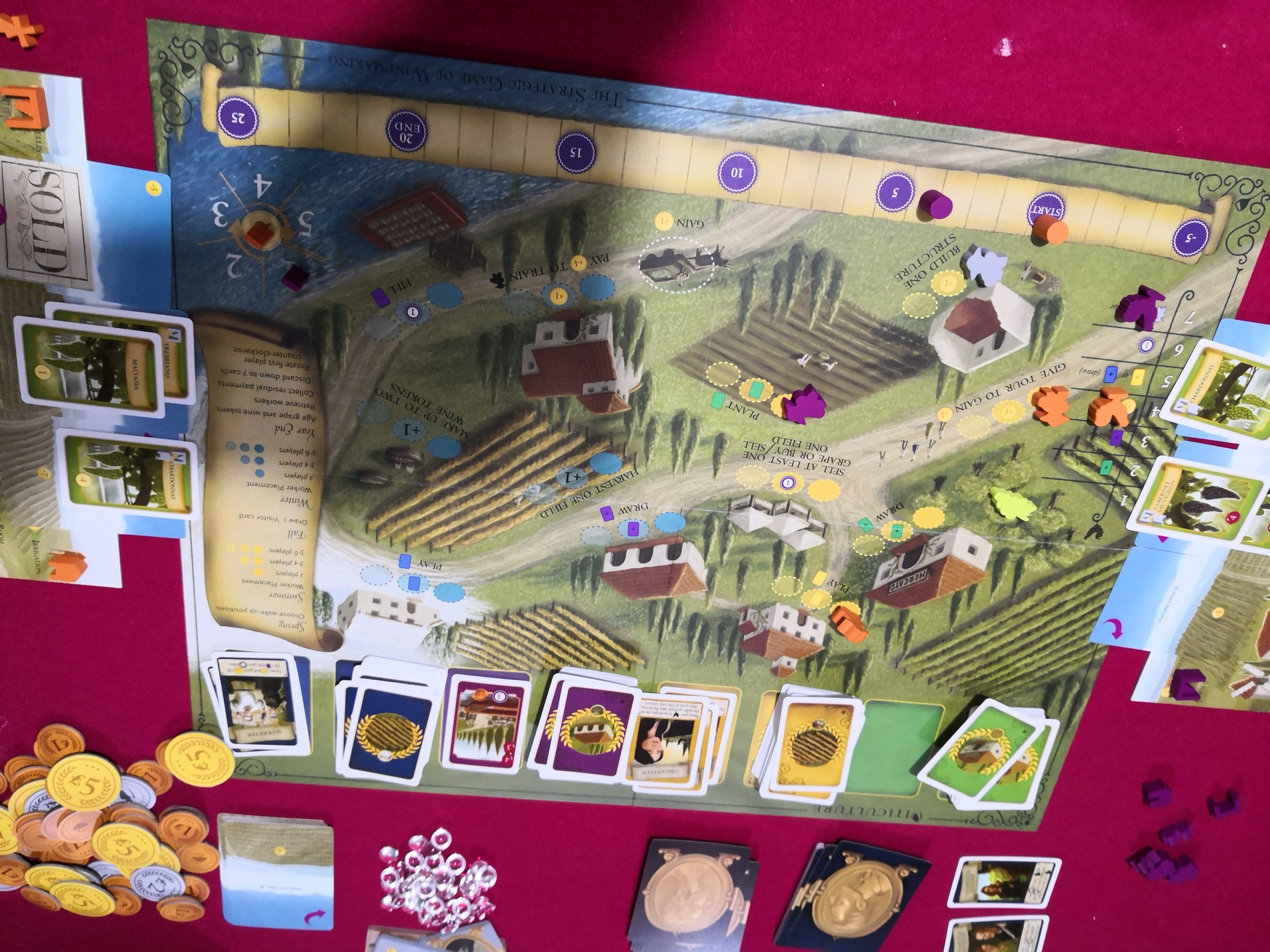 Stonemaier Games: Viticulture Essential Edition (Base Game) by Jamey Stegmaier - Create The Most Prosperous Tuscan Vineyard, Strategy Board Game, 1-6 Players, 90 Mins customer photo 2