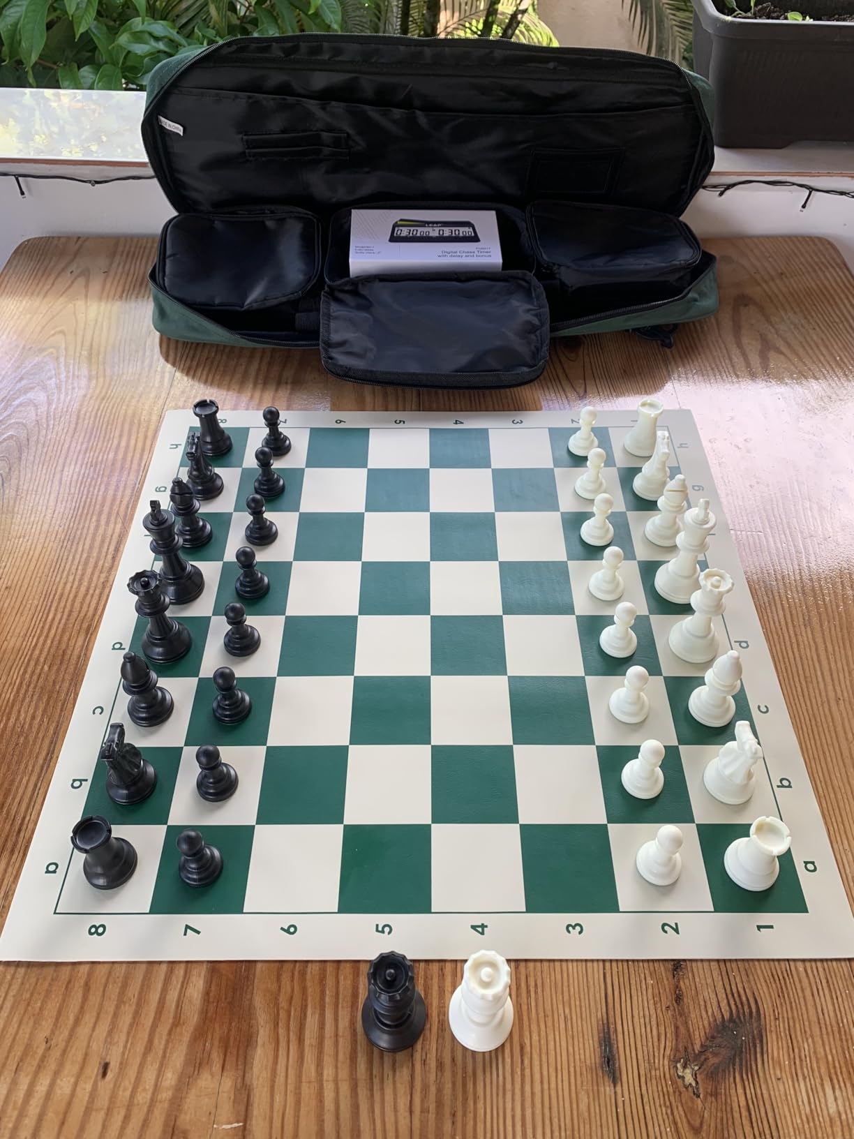 Deluxe Chess Set Combination - Triple Weighted - by US Chess Federation (Pink) customer photo 2