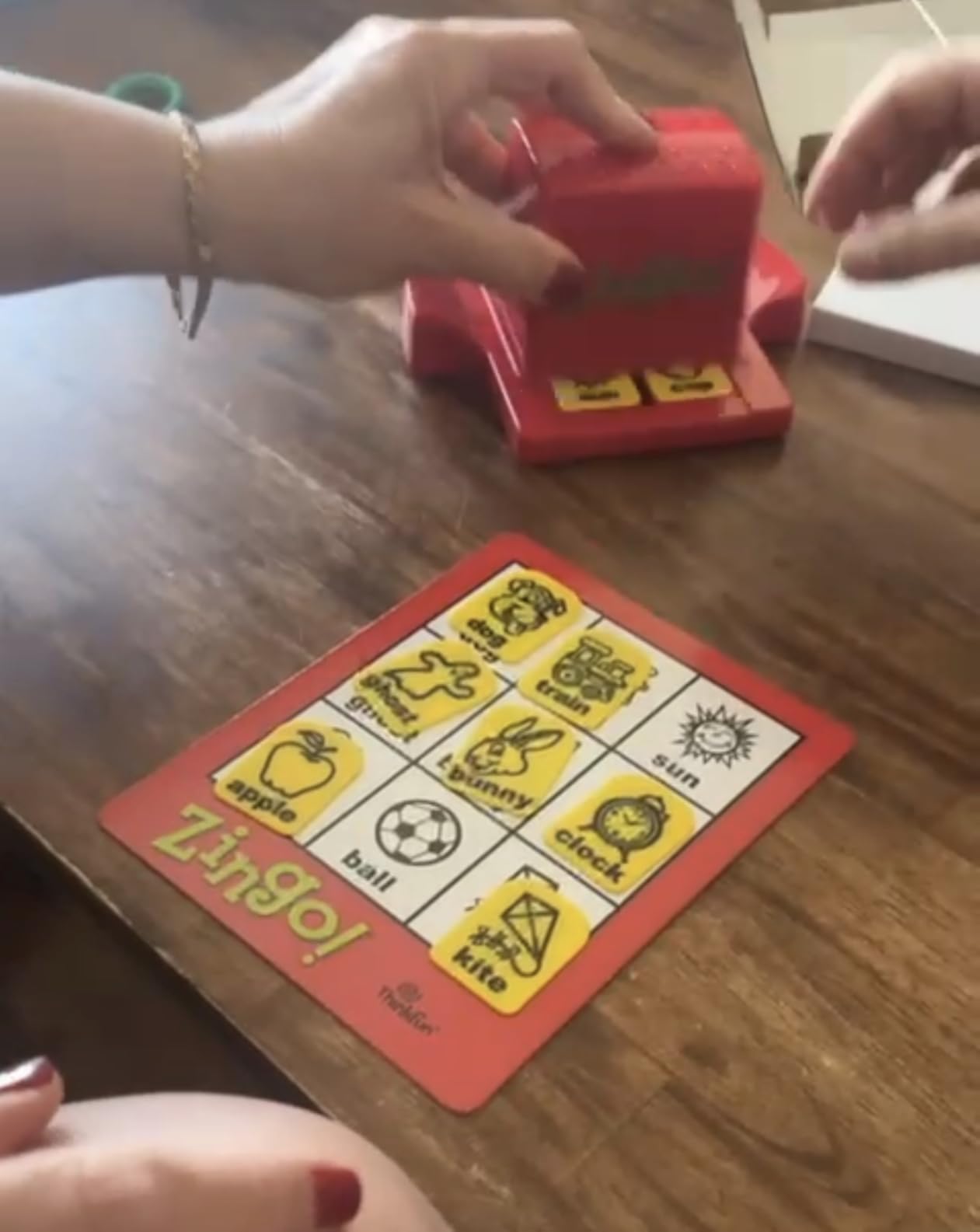 ThinkFun Zingo Bingo Award Winning Preschool Game for Pre-Readers and Early Readers Age 4 and Up - One of the Most Popular Board Games for Boys and Girls and their Parents customer photo 1