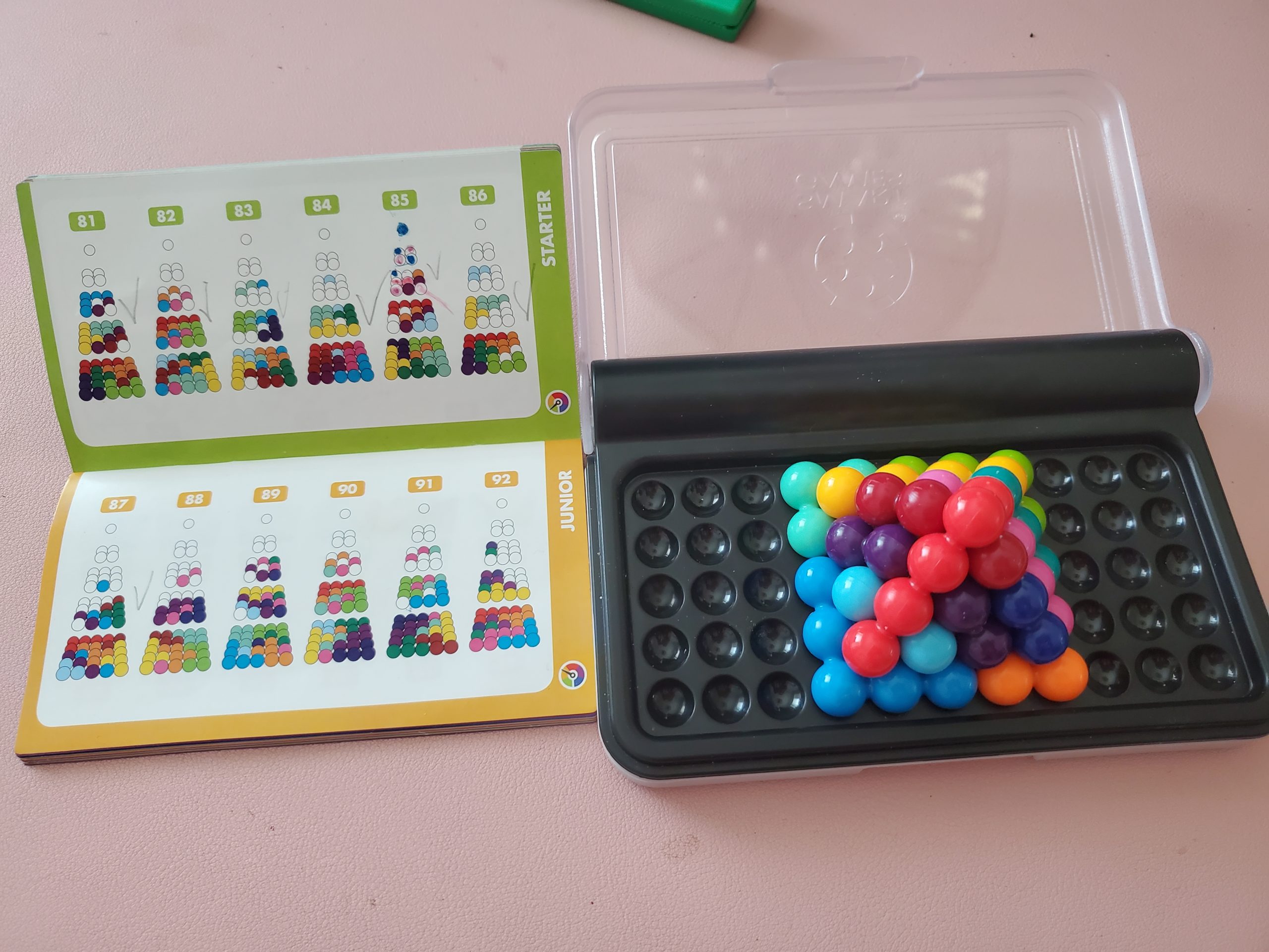 SmartGames IQ Puzzler Pro | Boost Logic and Problem Solving Skills | Level Up with 120 2D and 3D Challenges from Easy to Expert | Great for Ages 6 - Adult | A Fun Travel Game in a Portable Case customer photo 1