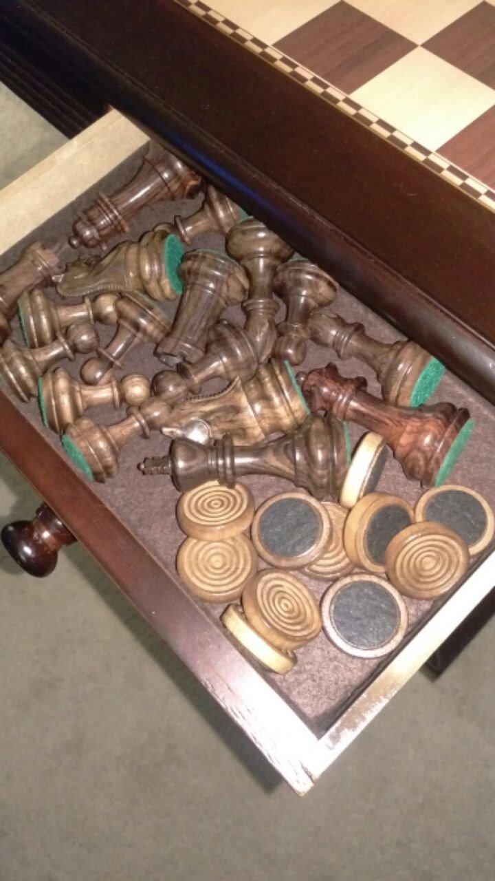 Frenchi Home Furnishing Chess Table with Two Drawers customer photo 1