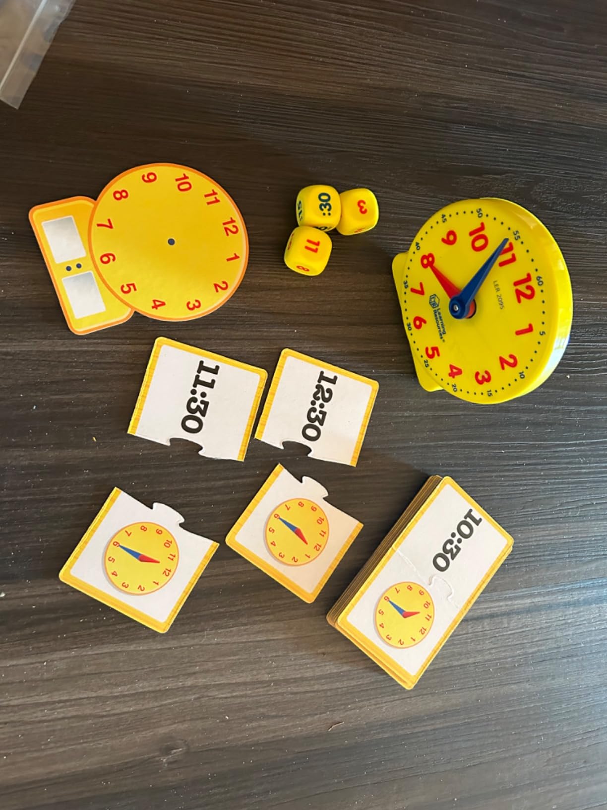 Learning Resources Time Activity Set - Teaching Clocks for Kids, Teacher Classroom Must Haves, Elementary School & Montessori Activities, Math Manipulatives, Time Flash Cards, Gifts for Boys and Girls customer photo 2