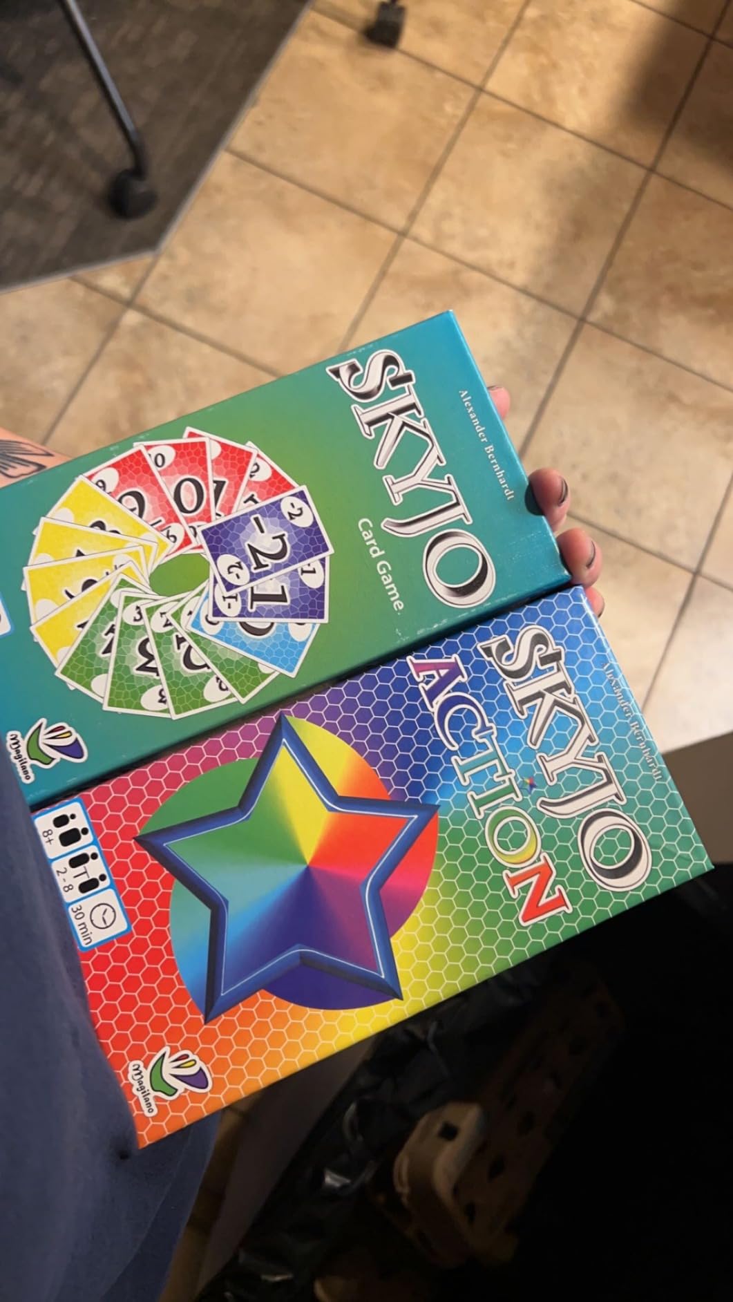 magilano SKYJO, Fun Card Game for Young and Least Young, Fun Game Parties in The Circle of Friends and Family customer photo 1