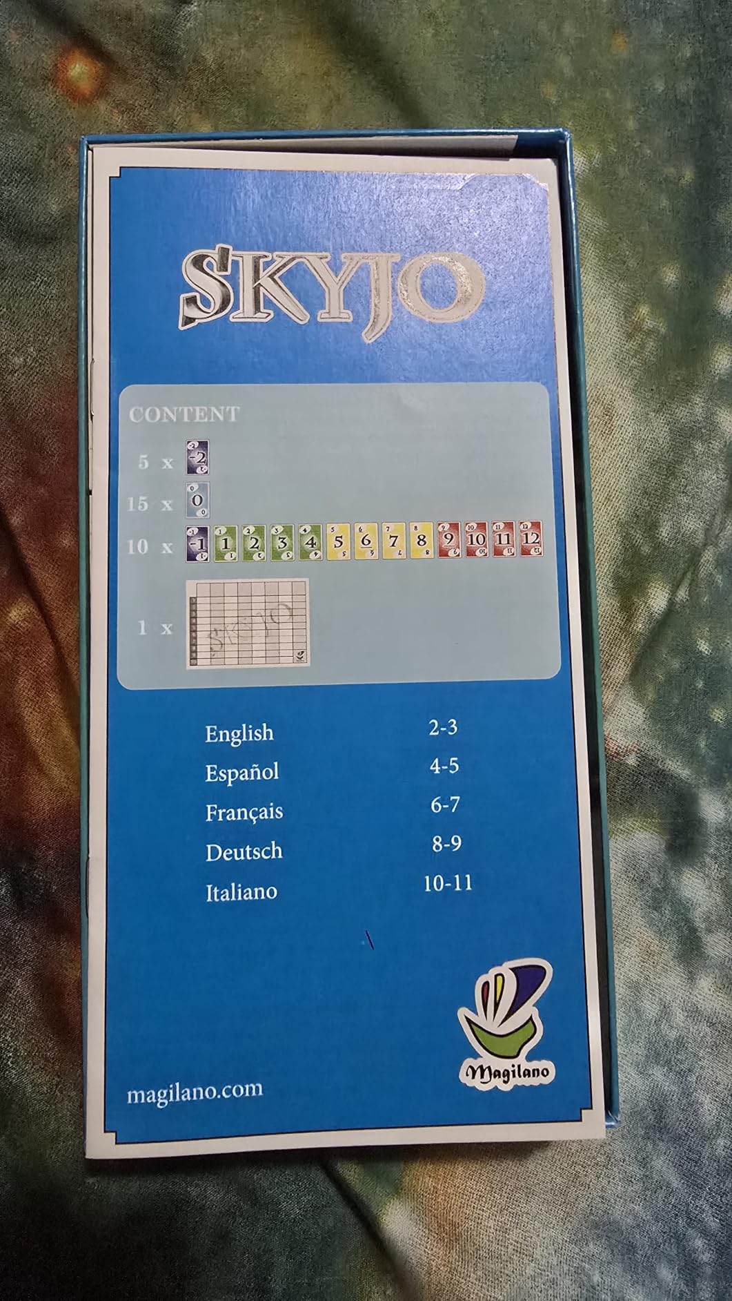 magilano SKYJO, Fun Card Game for Young and Least Young, Fun Game Parties in The Circle of Friends and Family customer photo 2